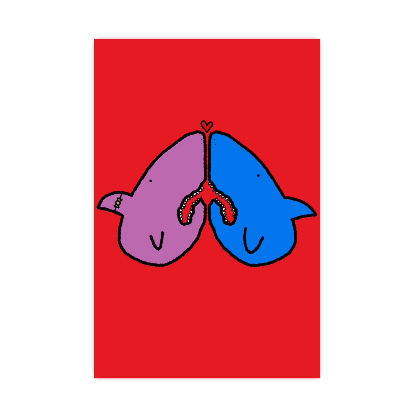 Shark Love Poster
