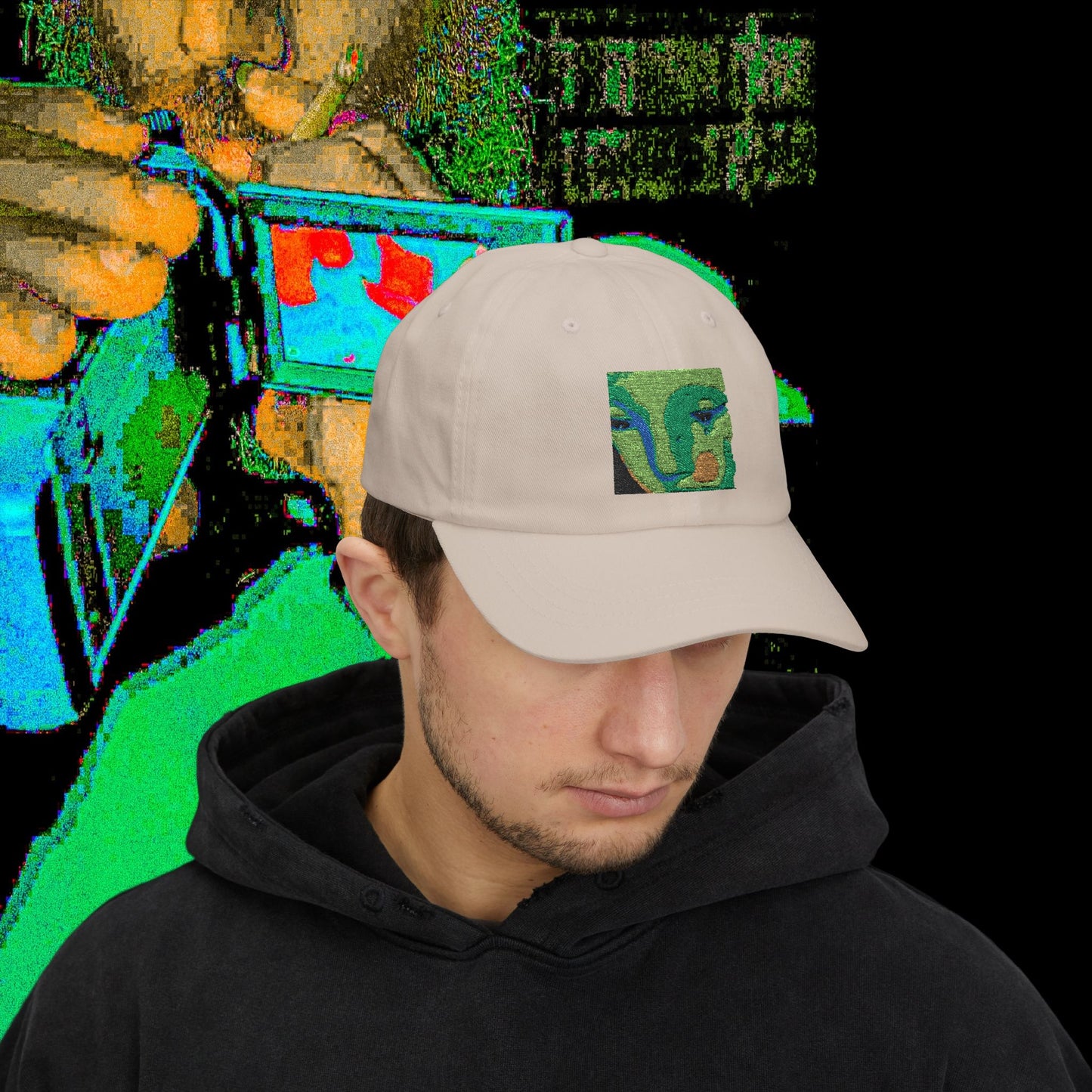FISH IN WATER DAD HAT
