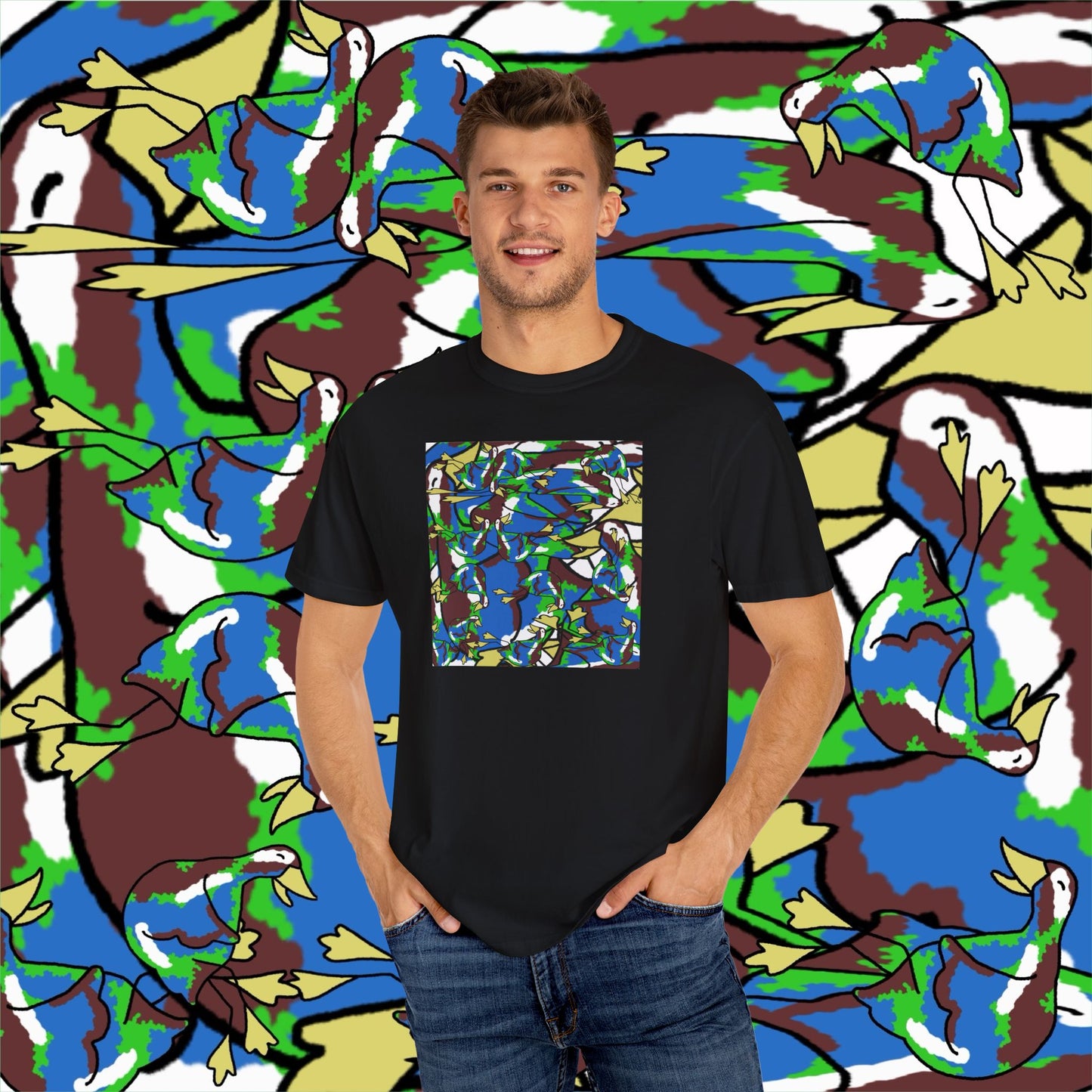 THE WORLD'S BIGGEST FLOWER BOX ALBUM ART TEE