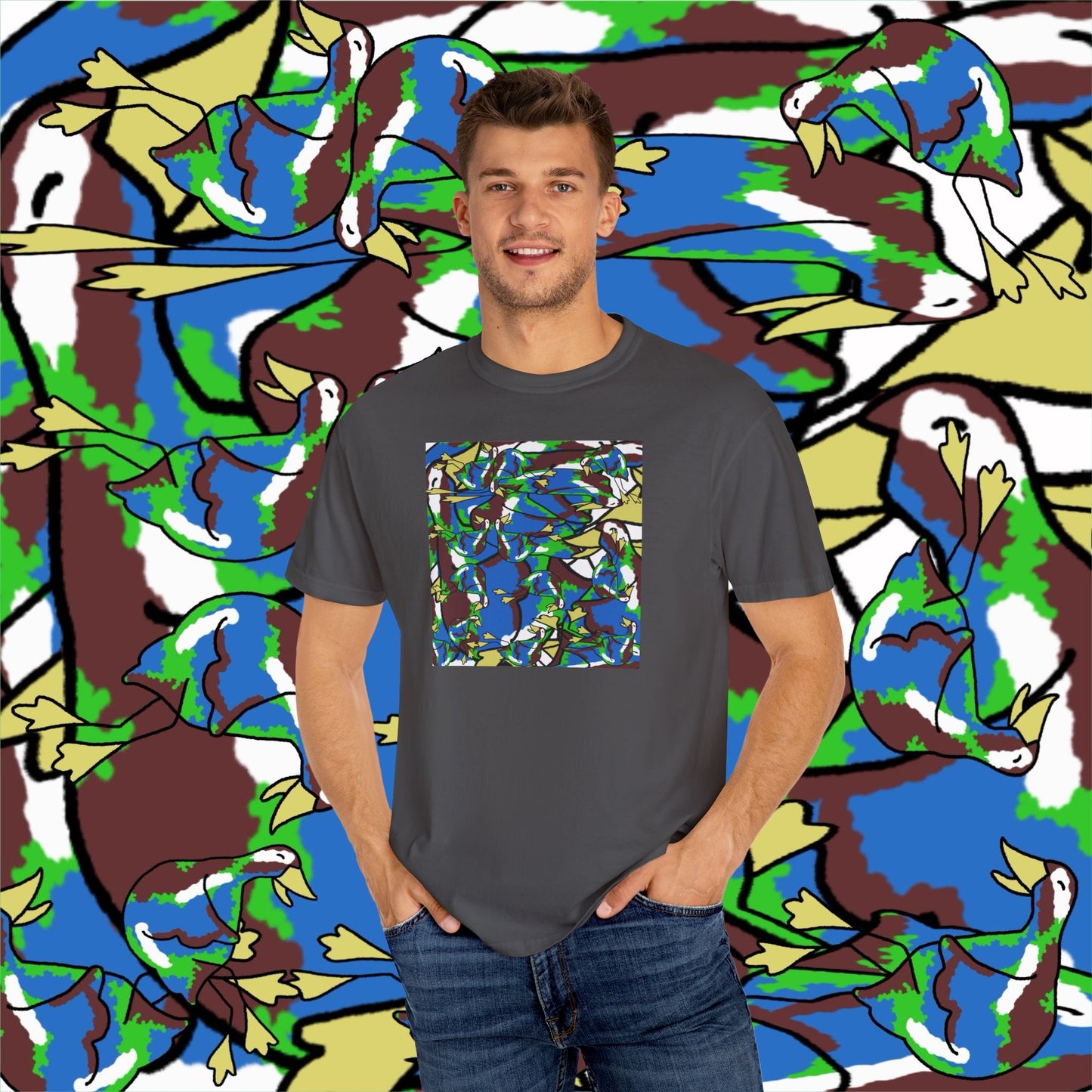 THE WORLD'S BIGGEST FLOWER BOX ALBUM ART TEE