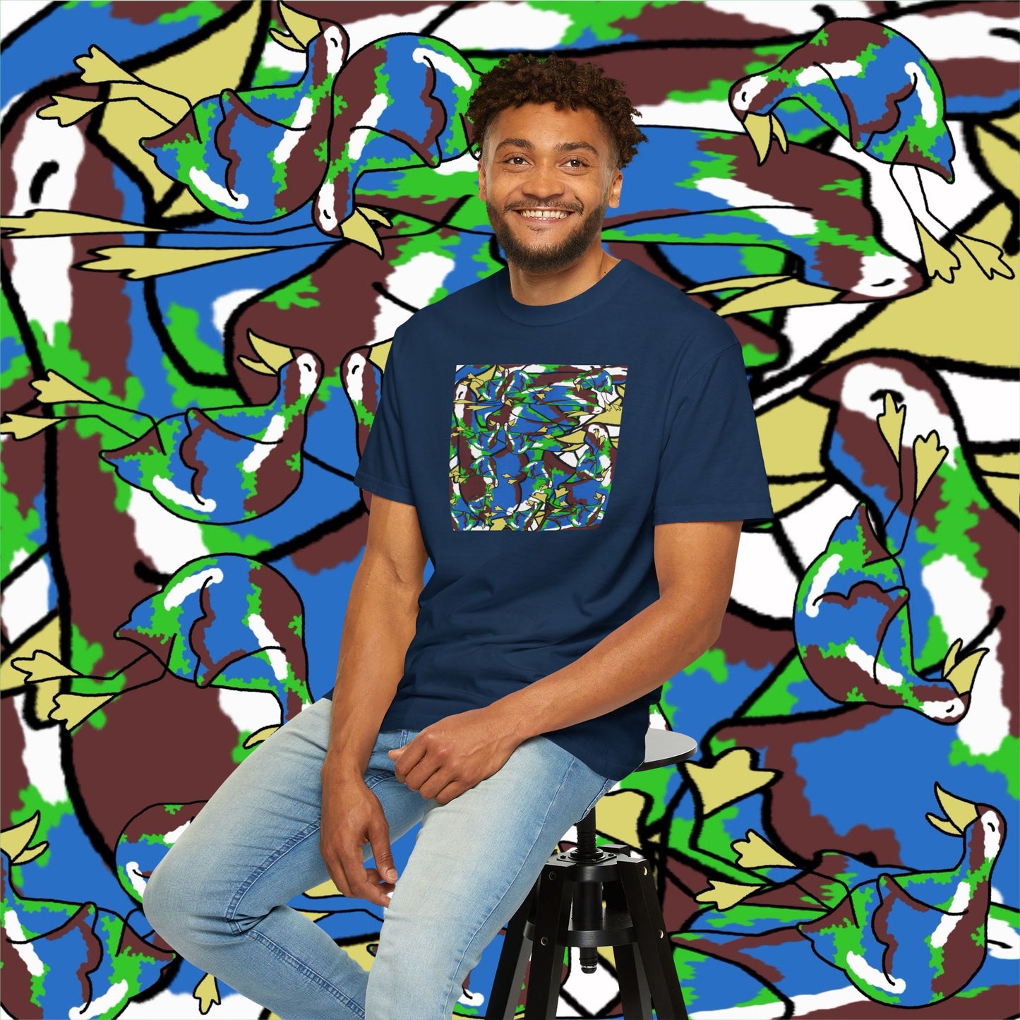THE WORLD'S BIGGEST FLOWER BOX ALBUM ART TEE
