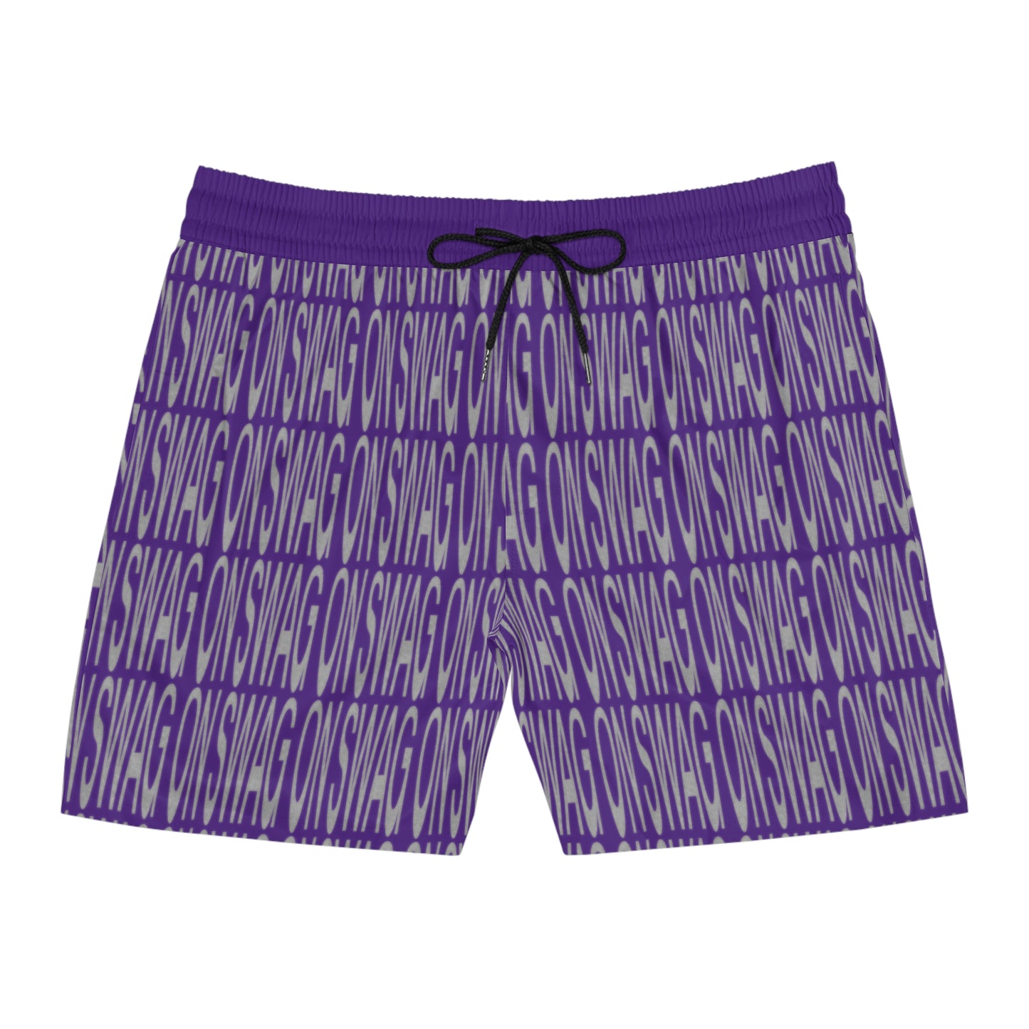 SWAG ON Mid-Length Swim Shorts (Purple)