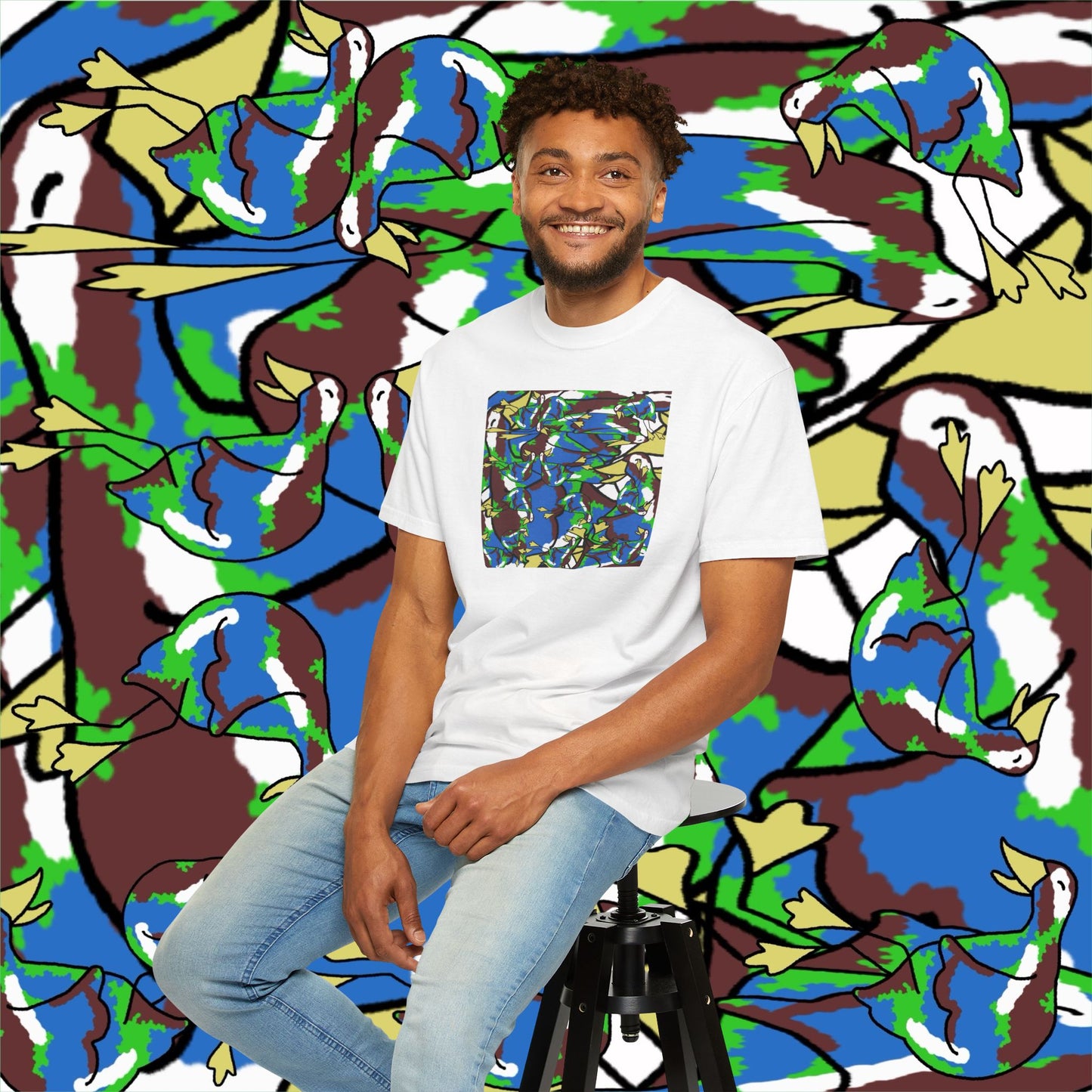 THE WORLD'S BIGGEST FLOWER BOX ALBUM ART TEE