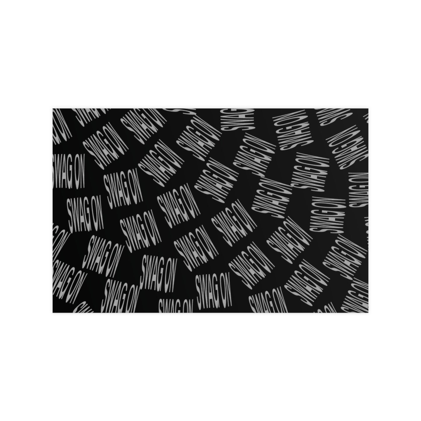 Swag On Poster (Black, Horizontal & Vertical)