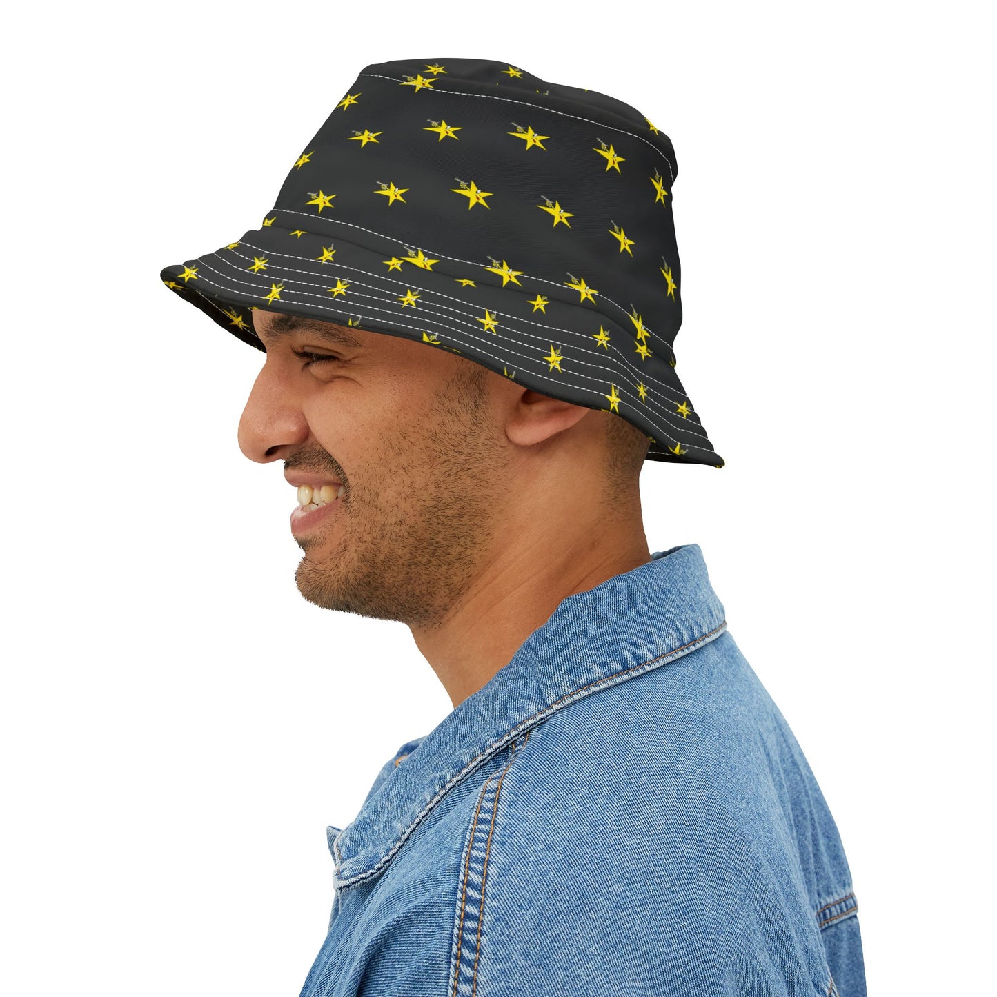 SHOOTING STAR BUCKET HAT (Black)