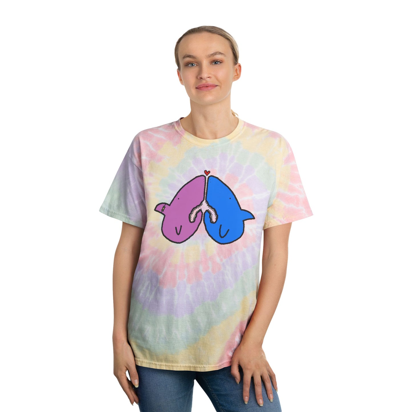 Shark Love Tie-Dye Tee