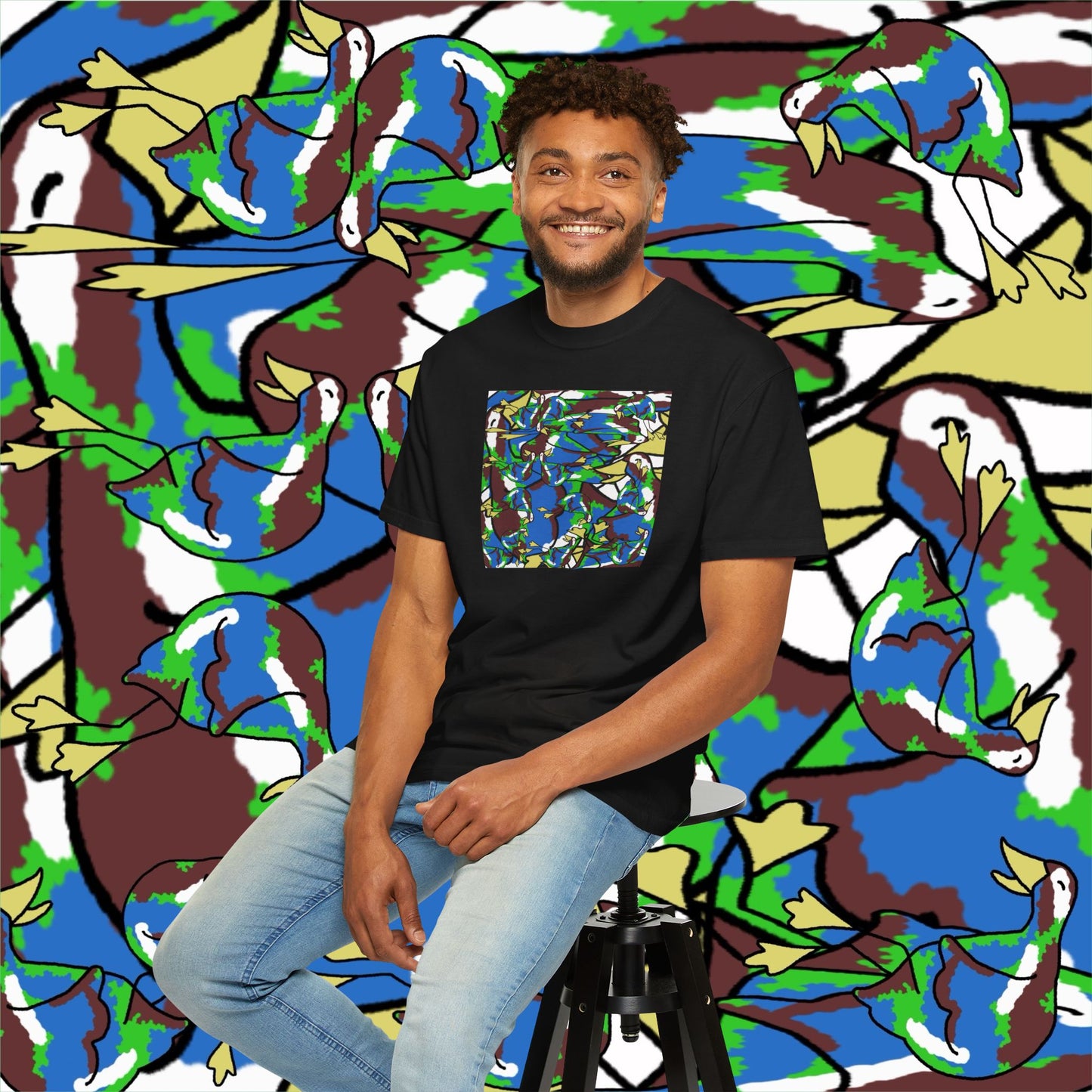 THE WORLD'S BIGGEST FLOWER BOX ALBUM ART TEE