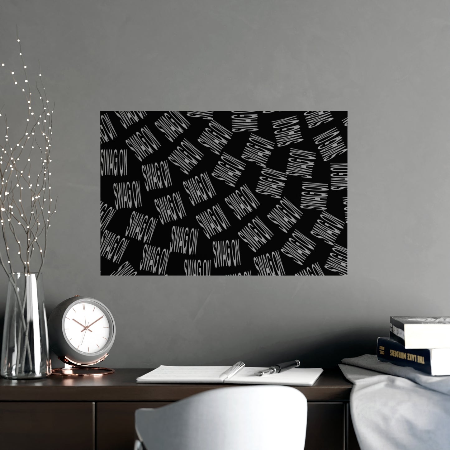 Swag On Poster (Black, Horizontal & Vertical)