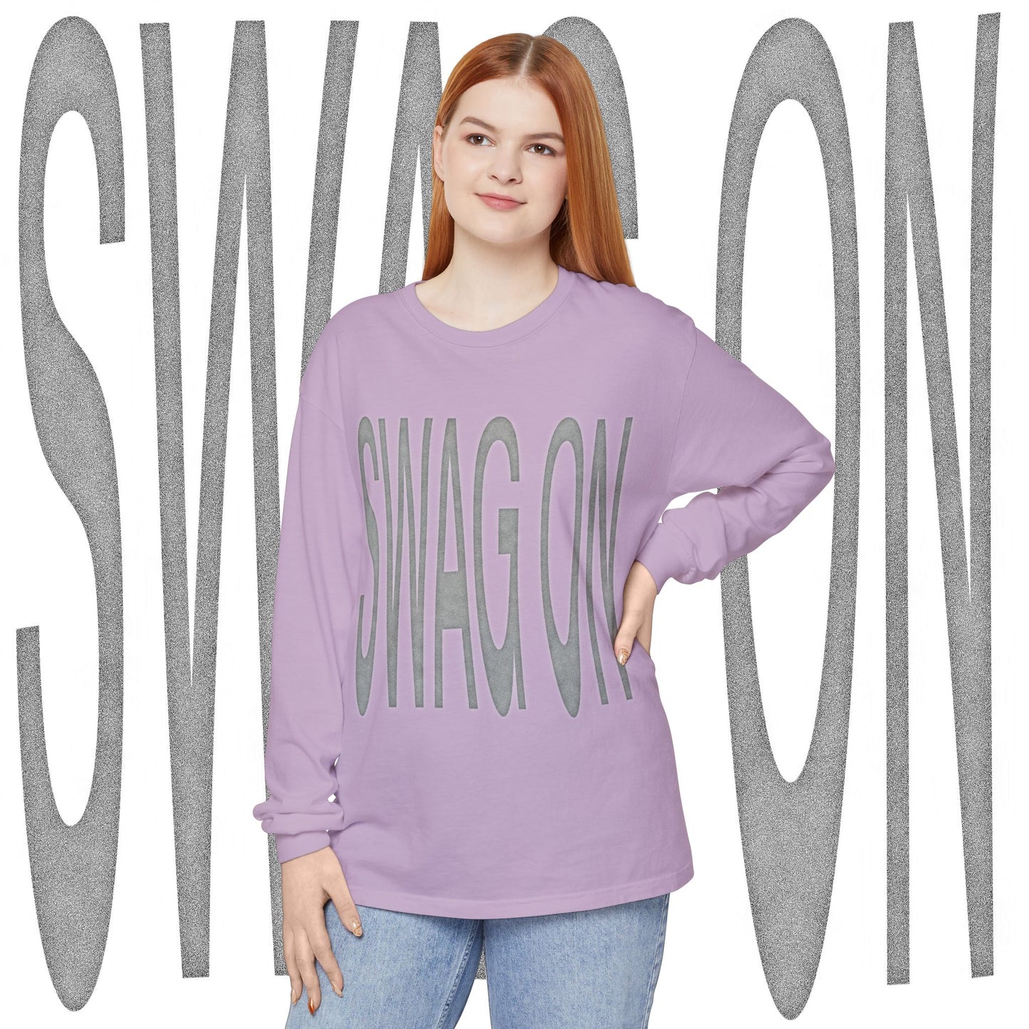 MY SWAG ON SWAG ON LONG SLEEVE TEE