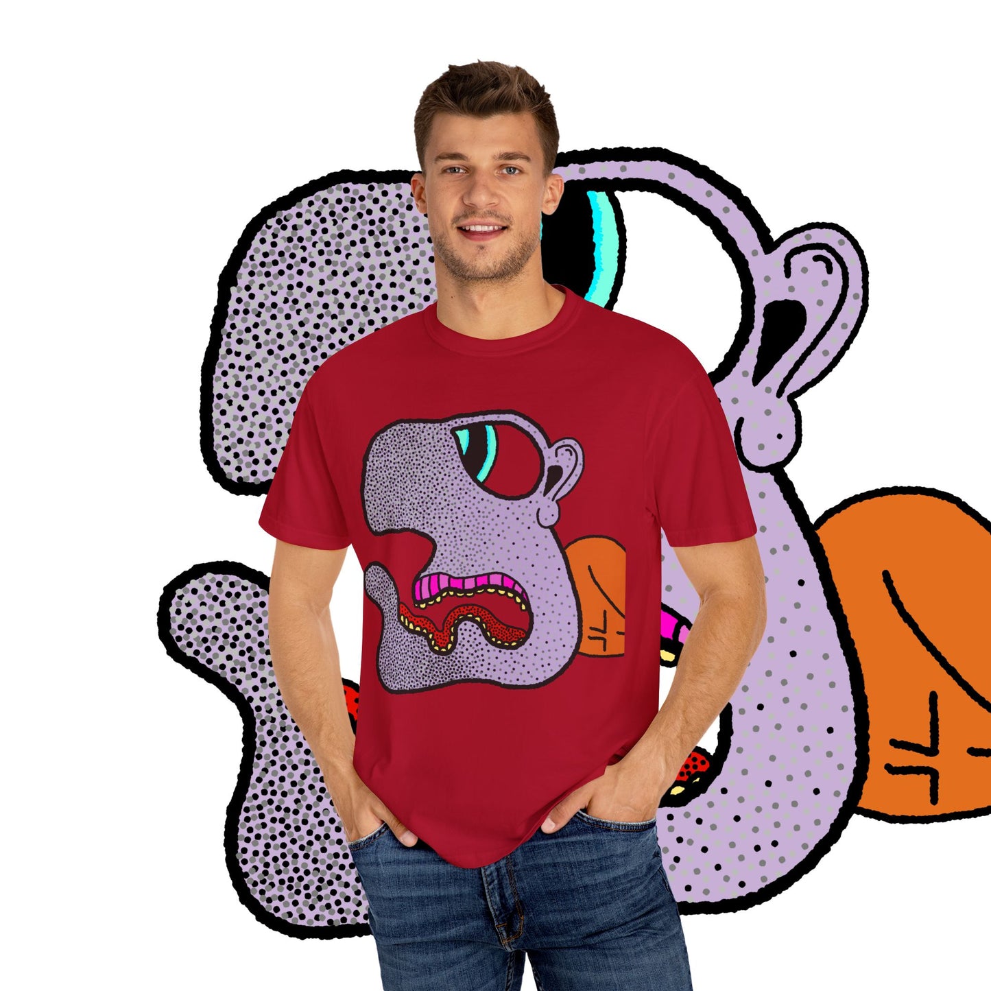 MR. BLING-BLAU TEE