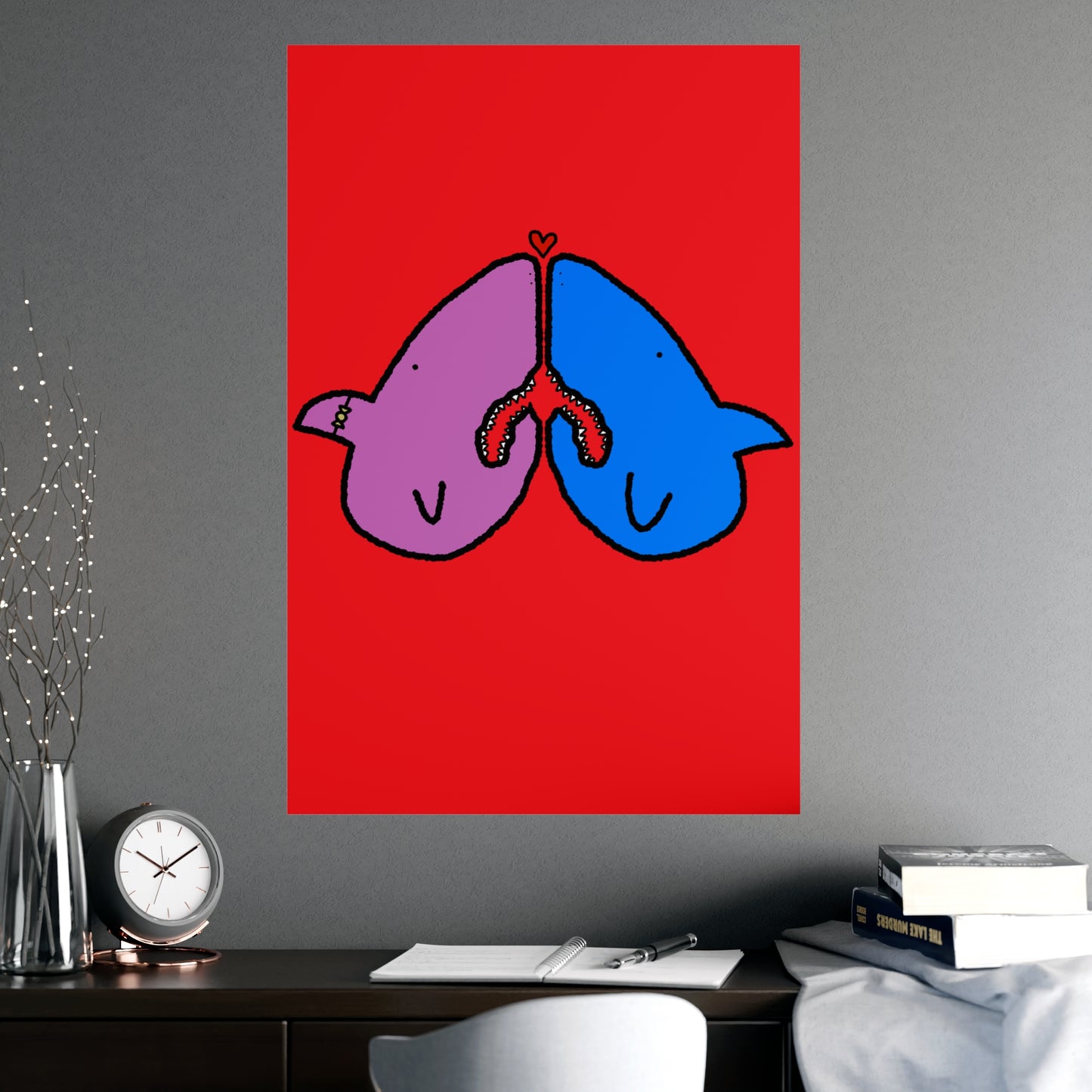 Shark Love Poster