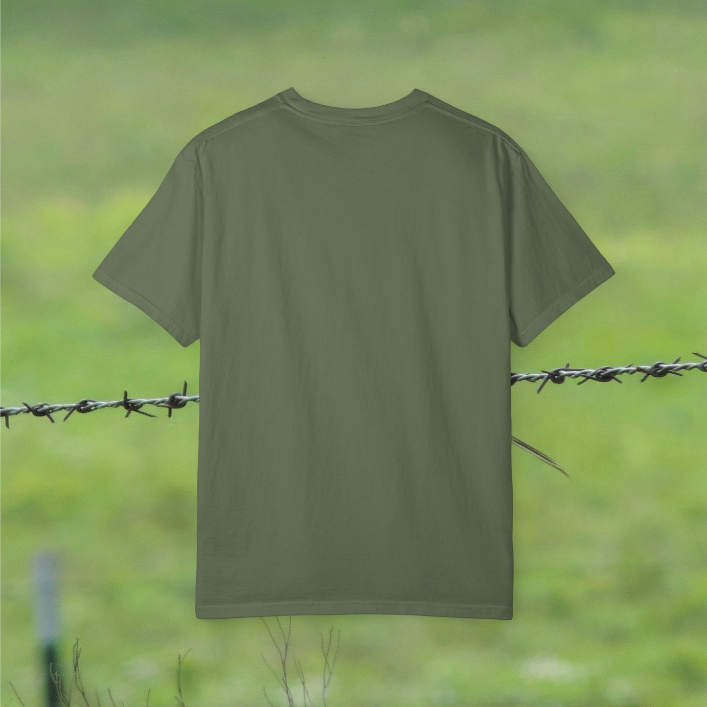 THE RESILIENCE OF A BIRD ON BARBWIRE ALBUM COVER TEE