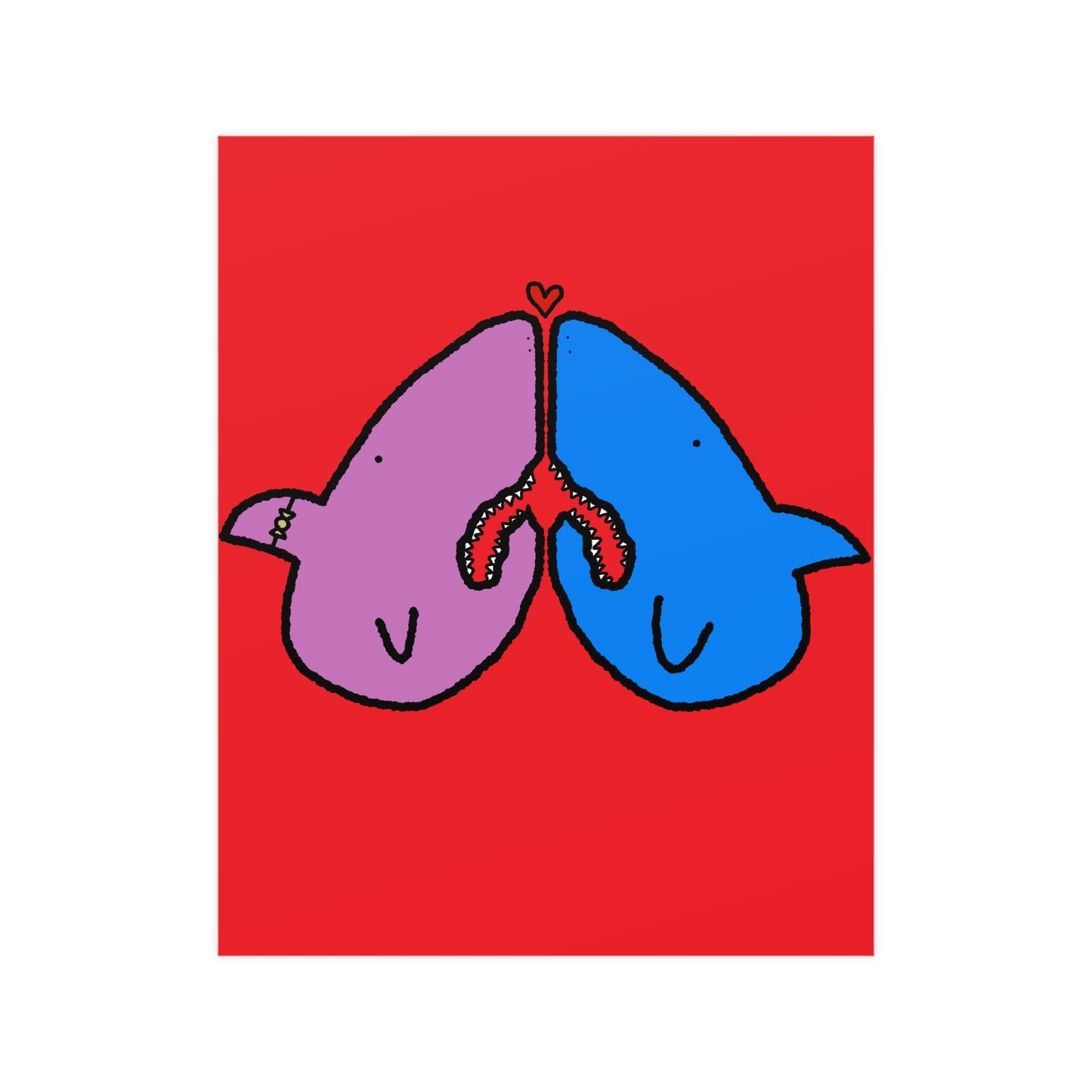 Shark Love Poster