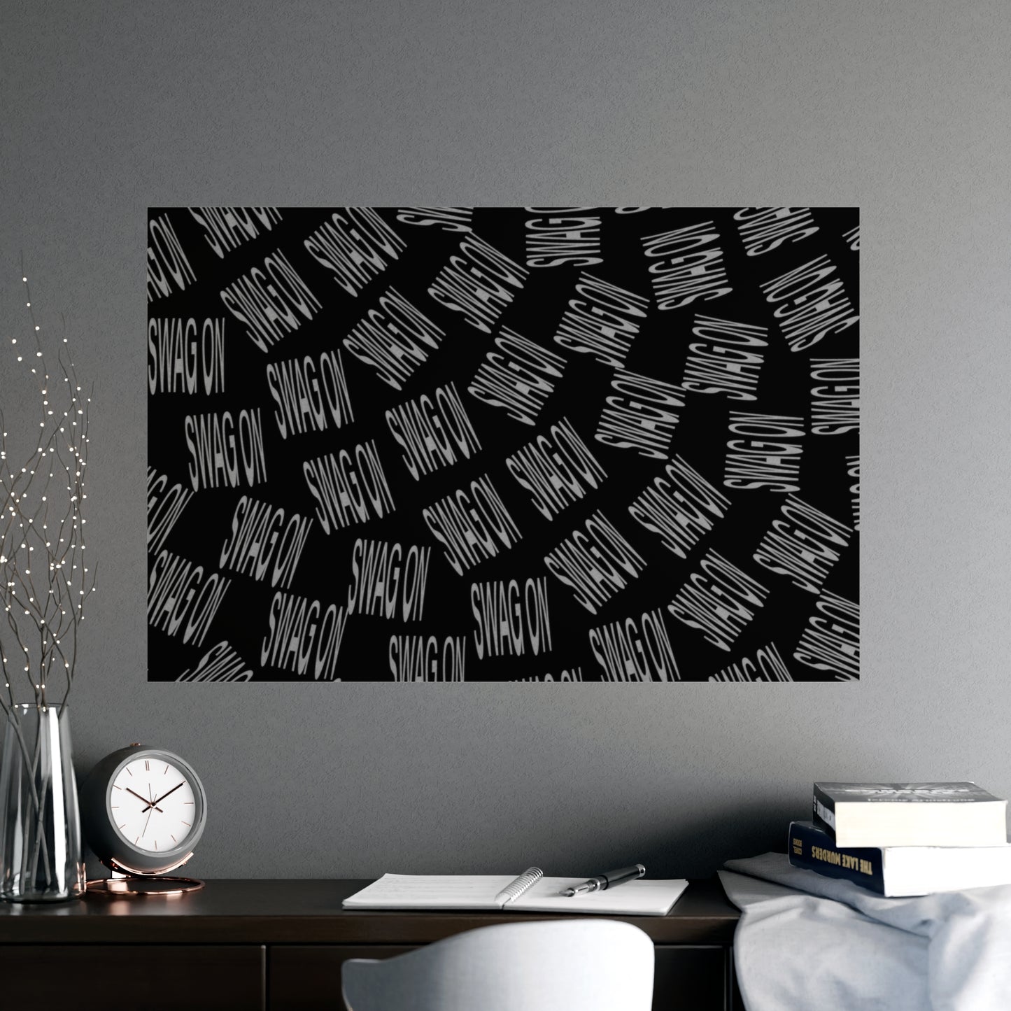 Swag On Poster (Black, Horizontal & Vertical)
