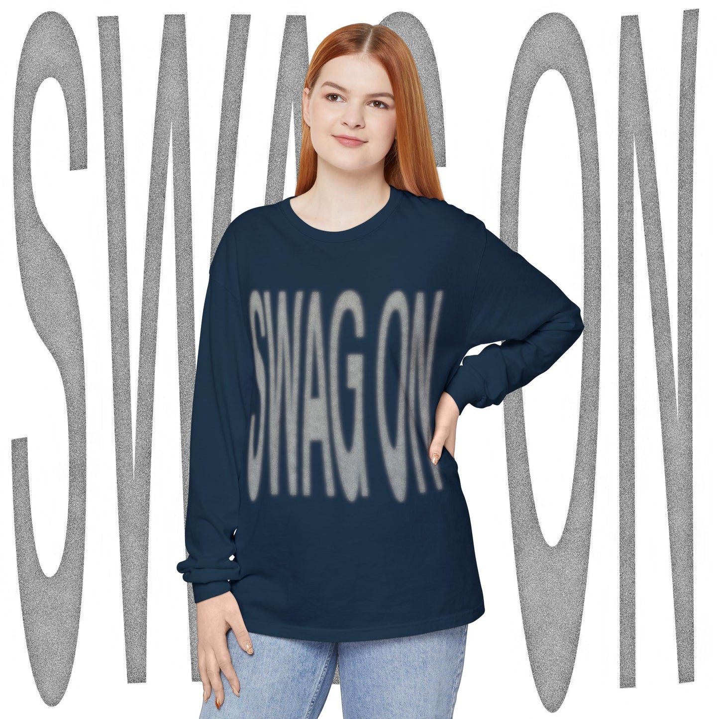 MY SWAG ON SWAG ON LONG SLEEVE TEE
