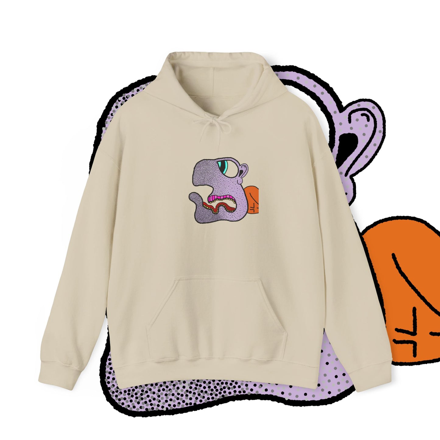 MR BLING BLAU HOODIE