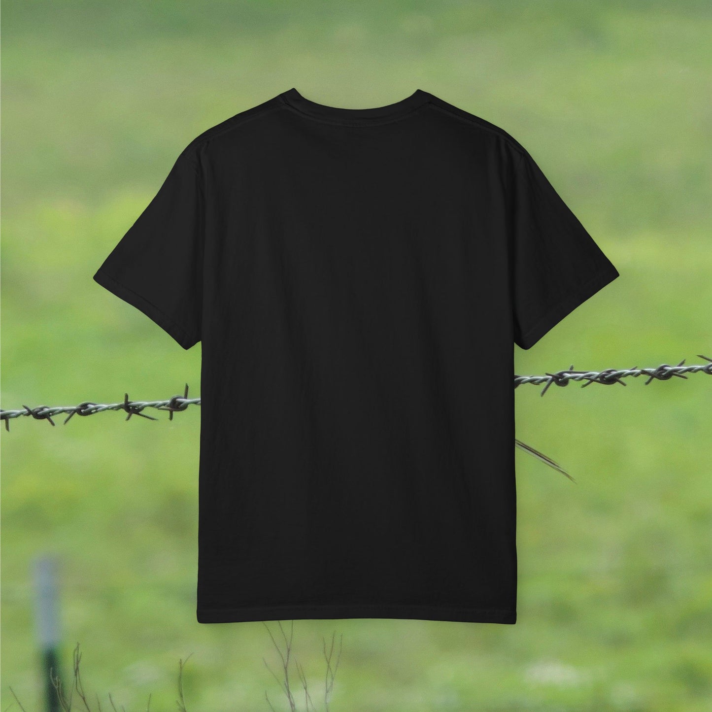 THE RESILIENCE OF A BIRD ON BARBWIRE ALBUM COVER TEE