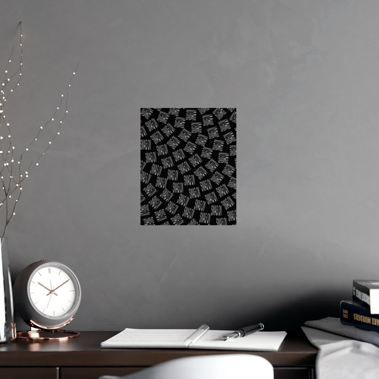 Swag On Poster (Black, Horizontal & Vertical)