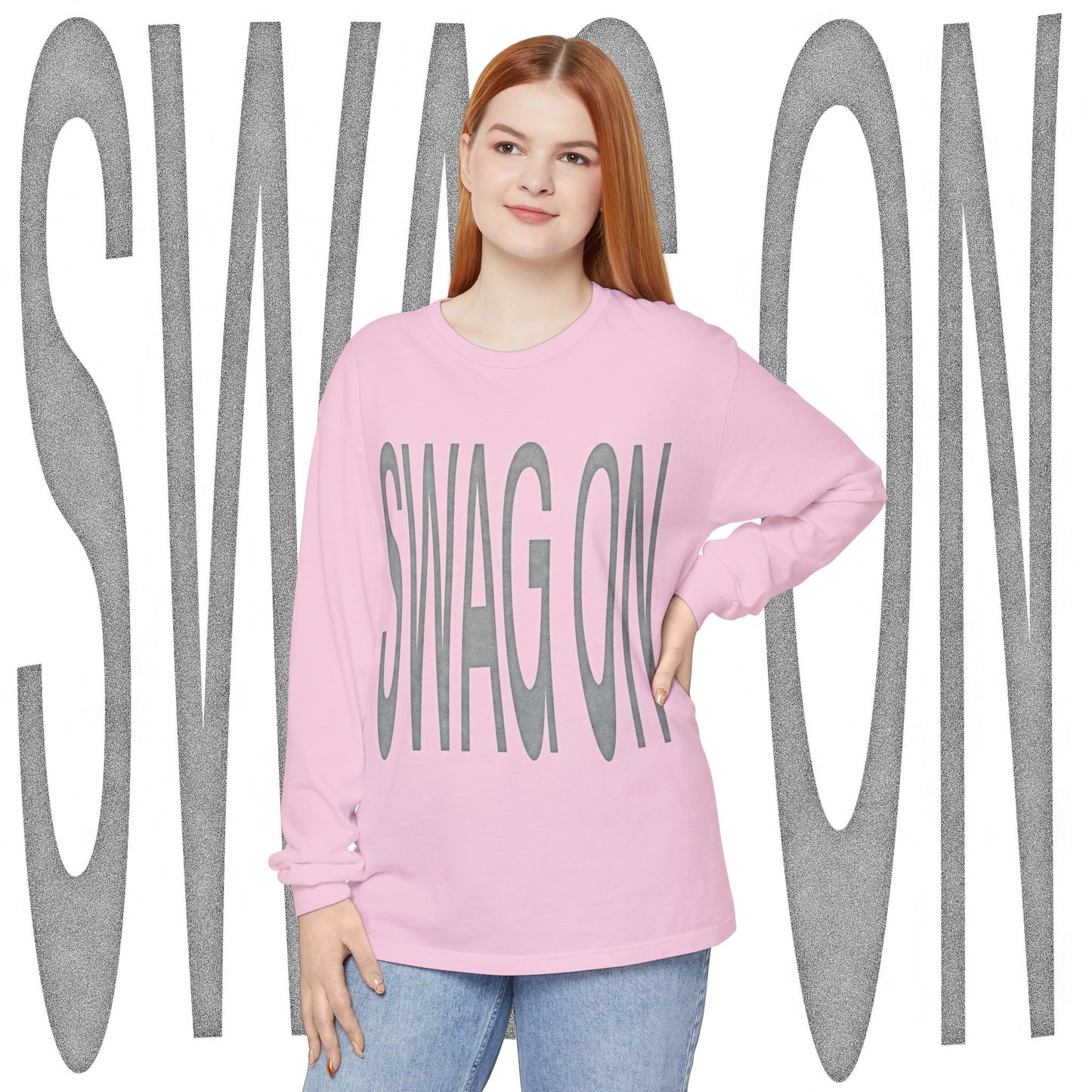 MY SWAG ON SWAG ON LONG SLEEVE TEE
