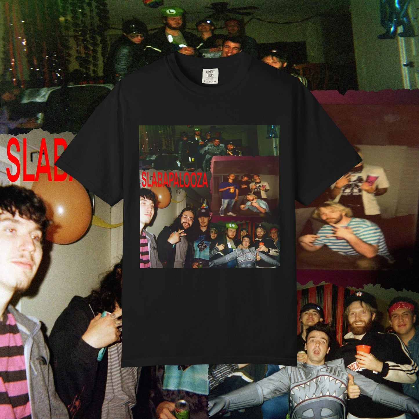 SLABAPALOOZA ALBUM COVER TEE