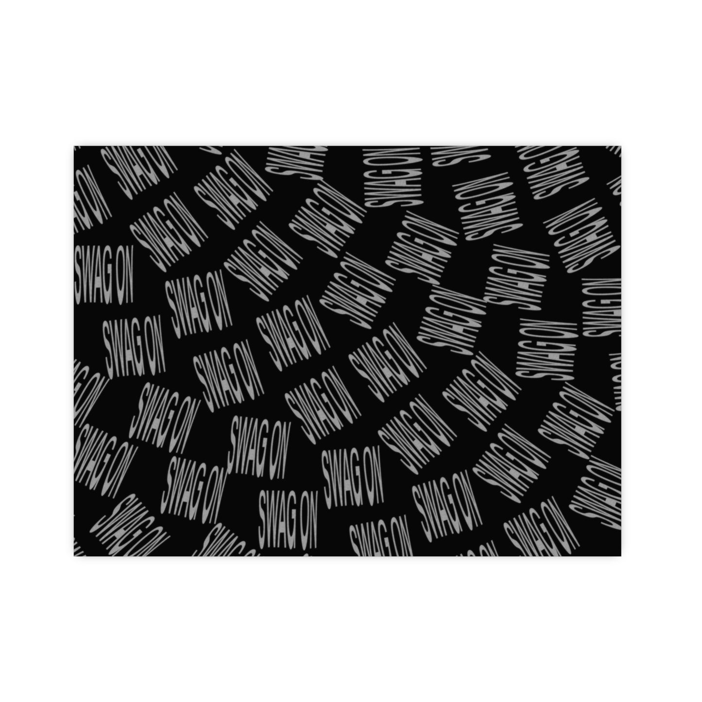 Swag On Poster (Black, Horizontal & Vertical)