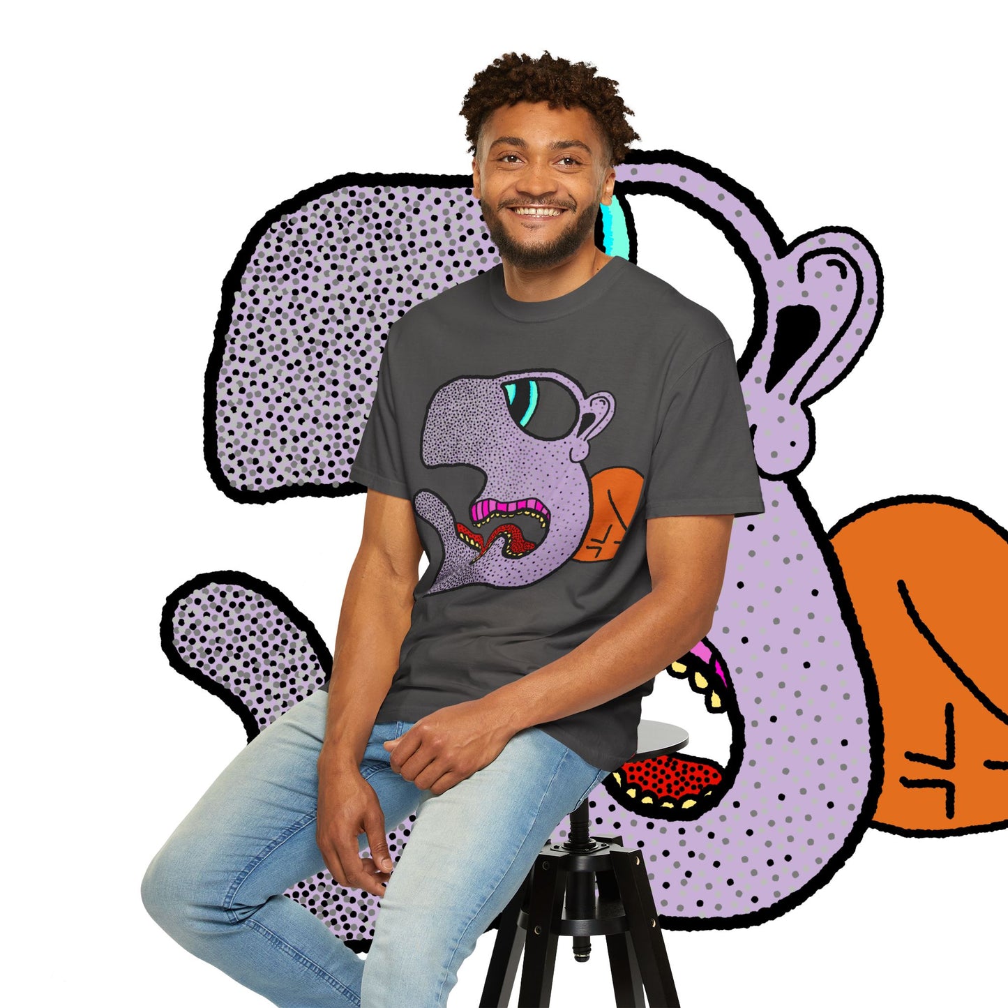 MR. BLING-BLAU TEE