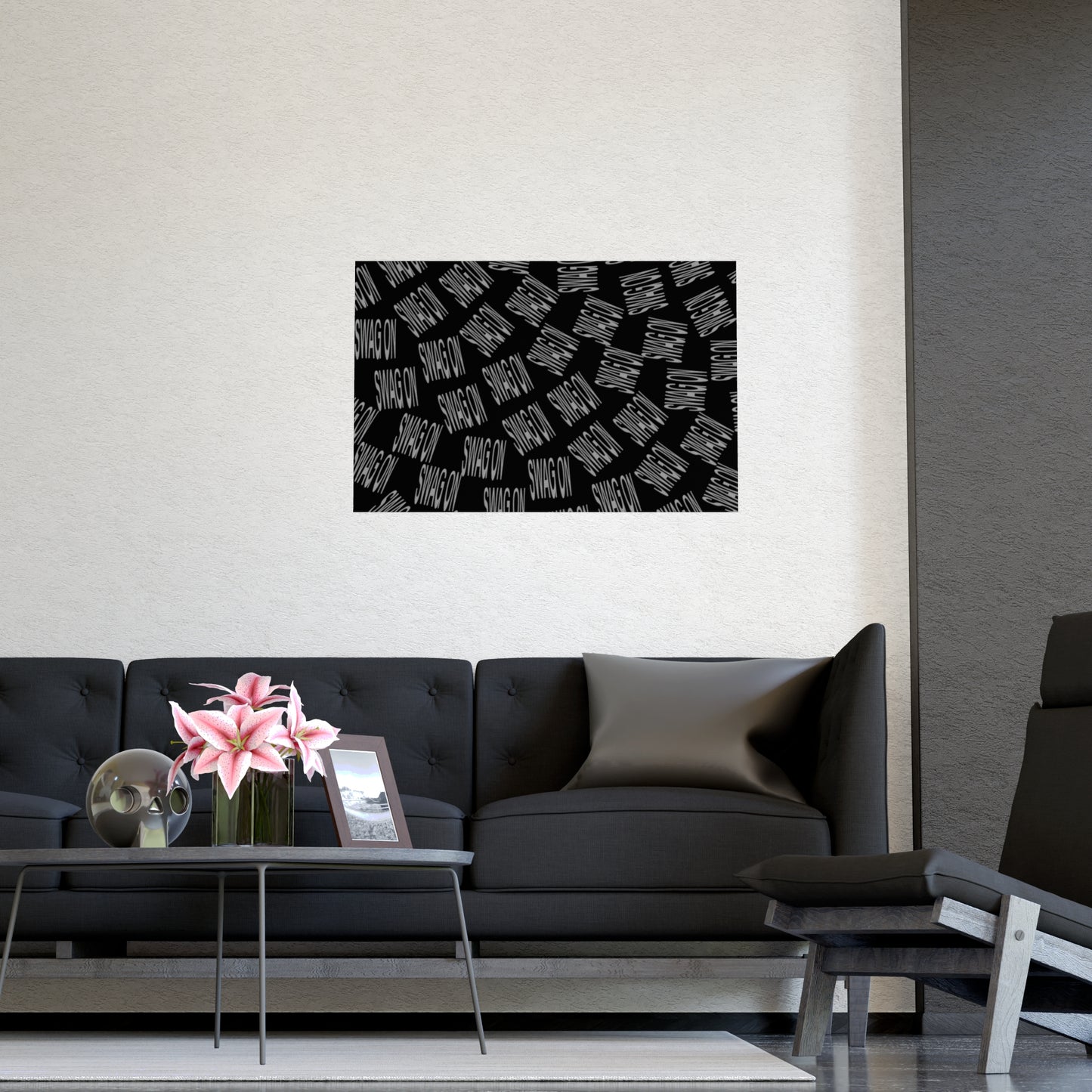 Swag On Poster (Black, Horizontal & Vertical)