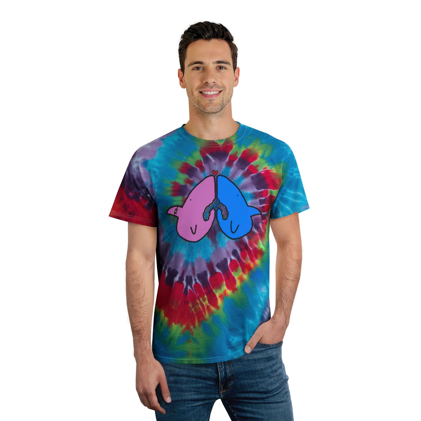 Shark Love Tie-Dye Tee
