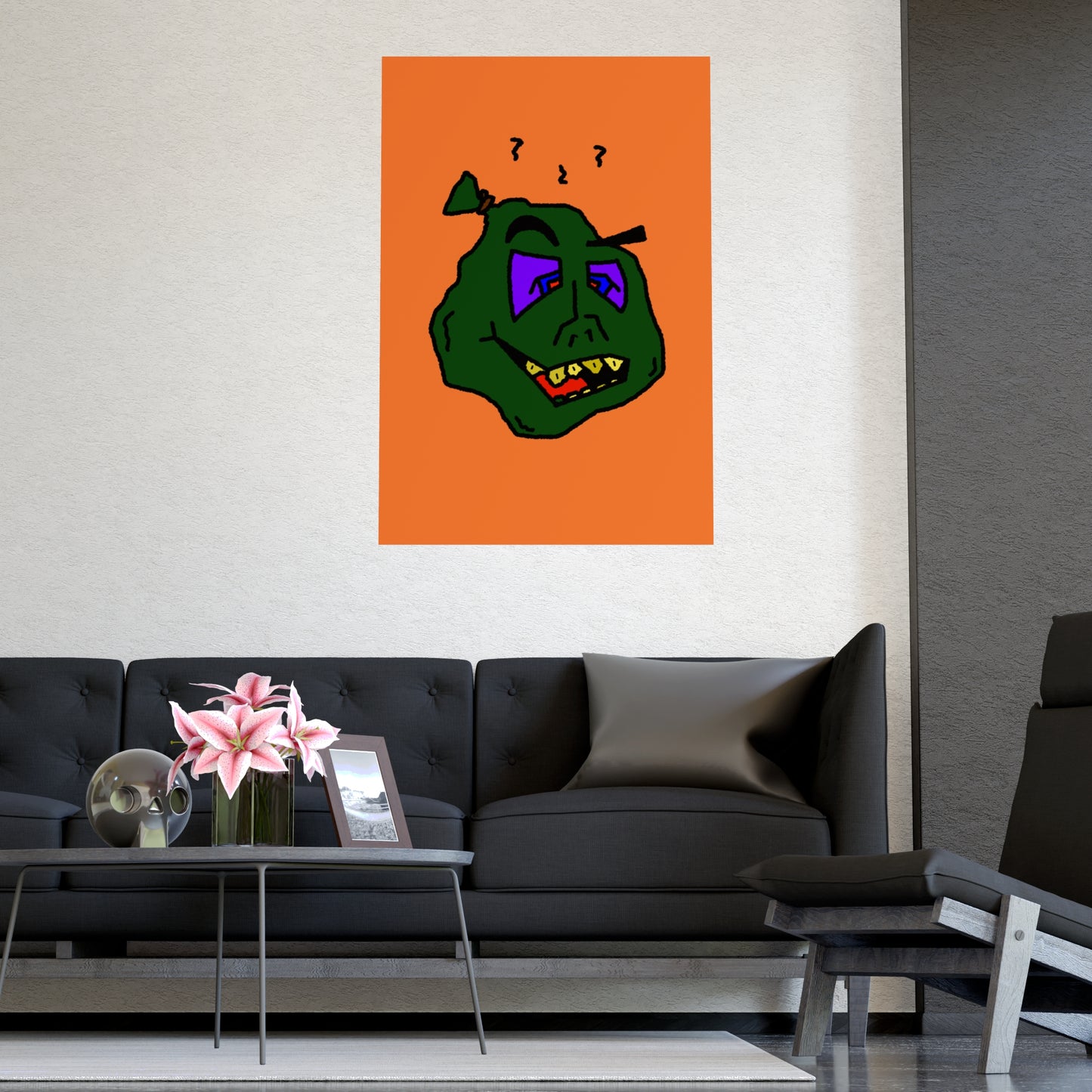 Garbage Vertical Matte Posters