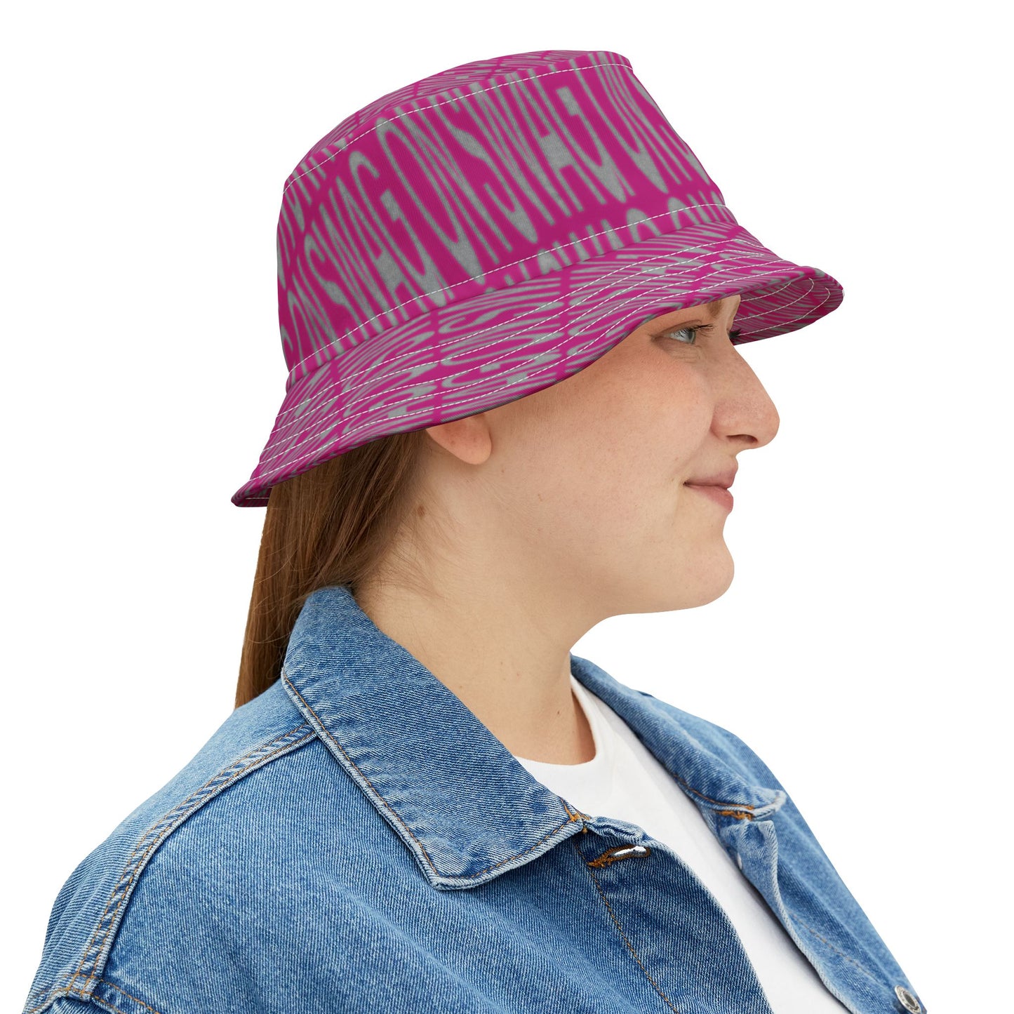 SWAG ON BUCKET HAT (Pink)