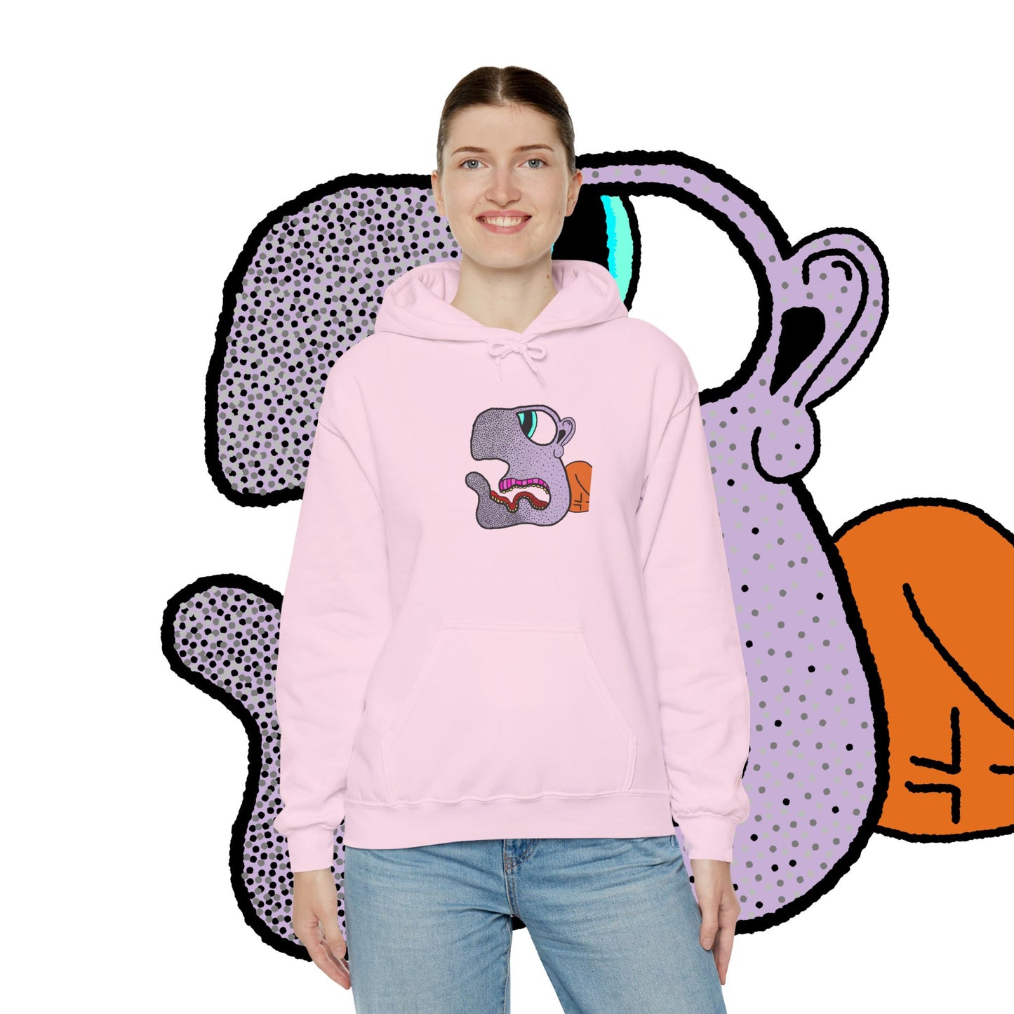 MR BLING BLAU HOODIE