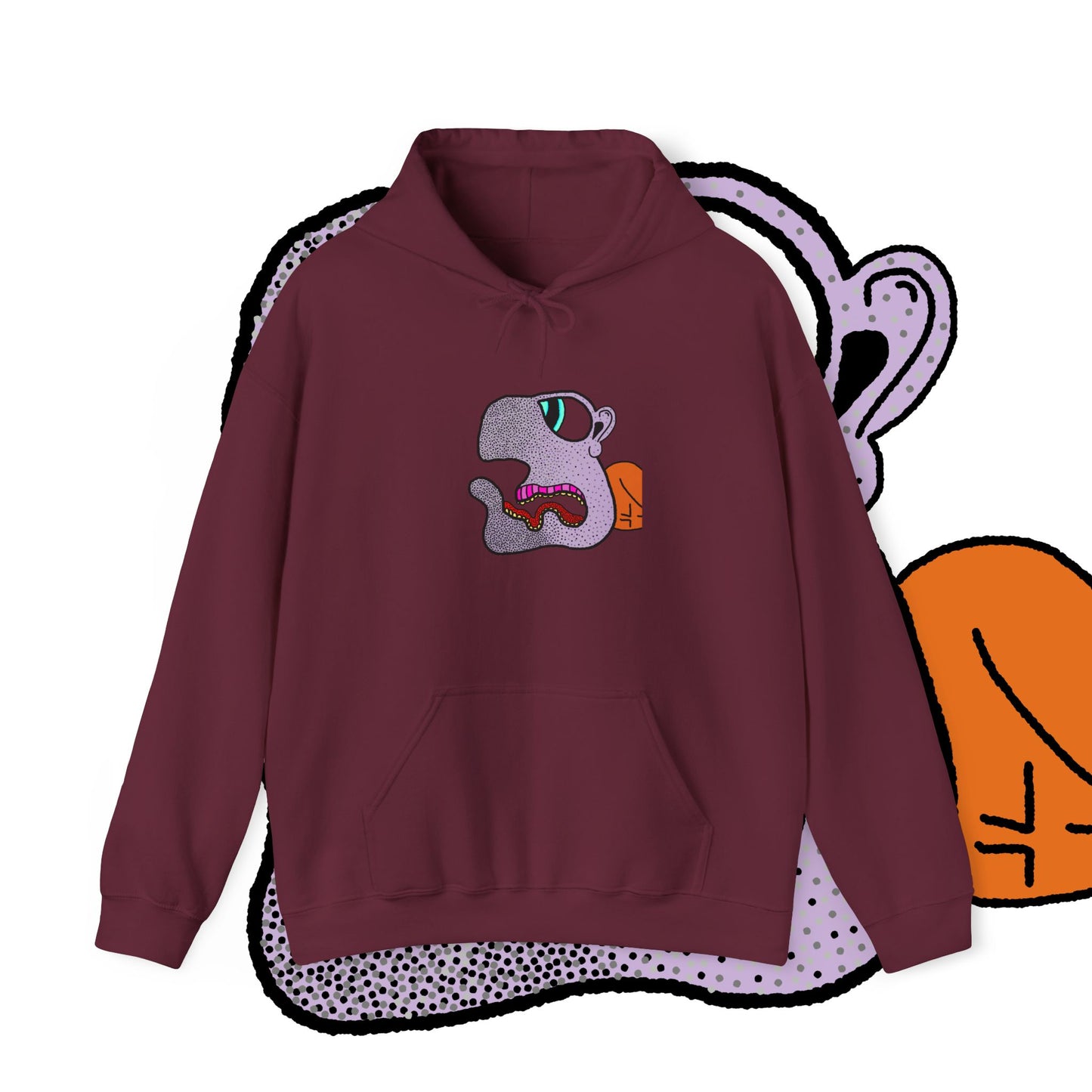 MR BLING BLAU HOODIE