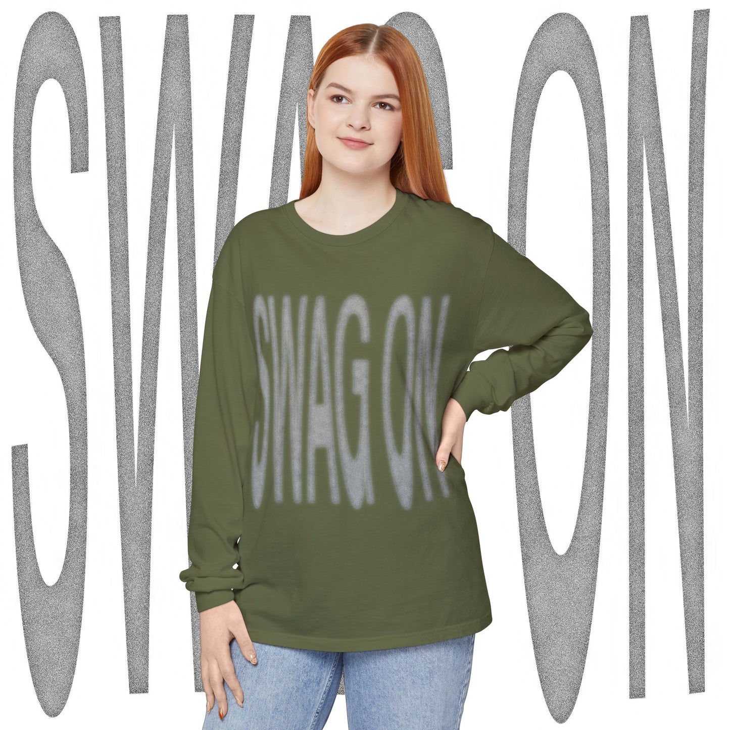 MY SWAG ON SWAG ON LONG SLEEVE TEE