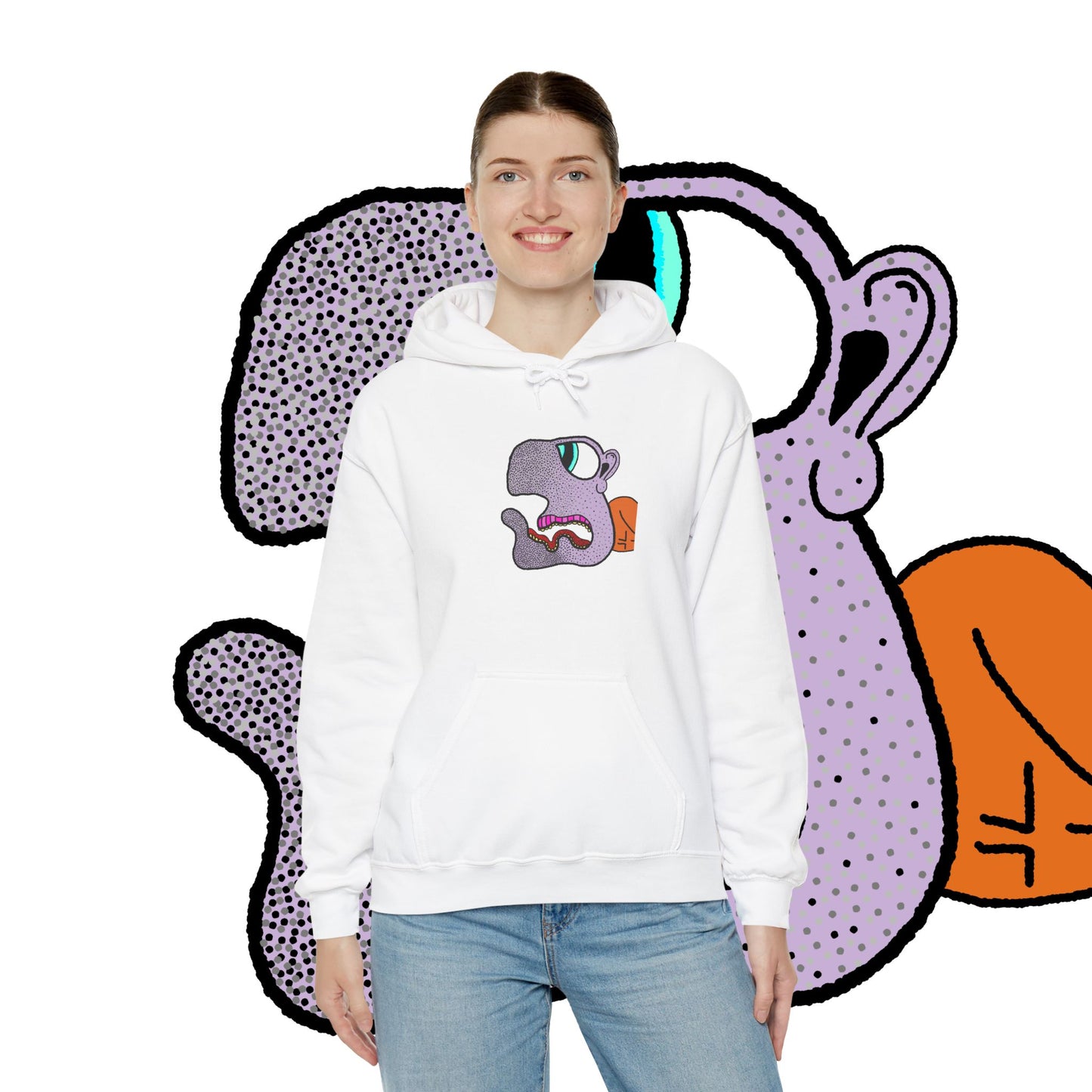 MR BLING BLAU HOODIE