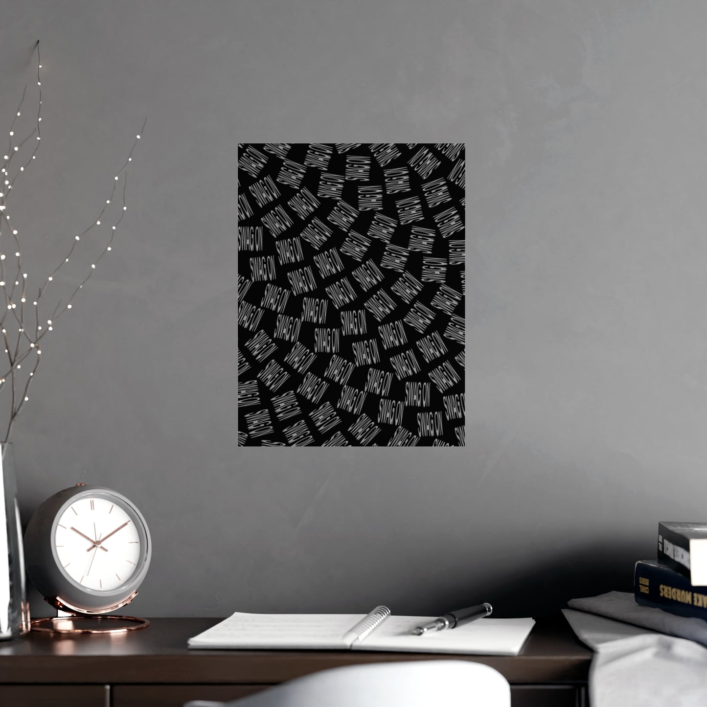 Swag On Poster (Black, Horizontal & Vertical)
