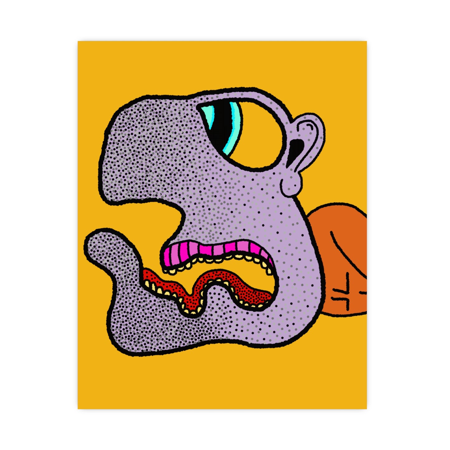 Bling Blau Vertical Matte Posters