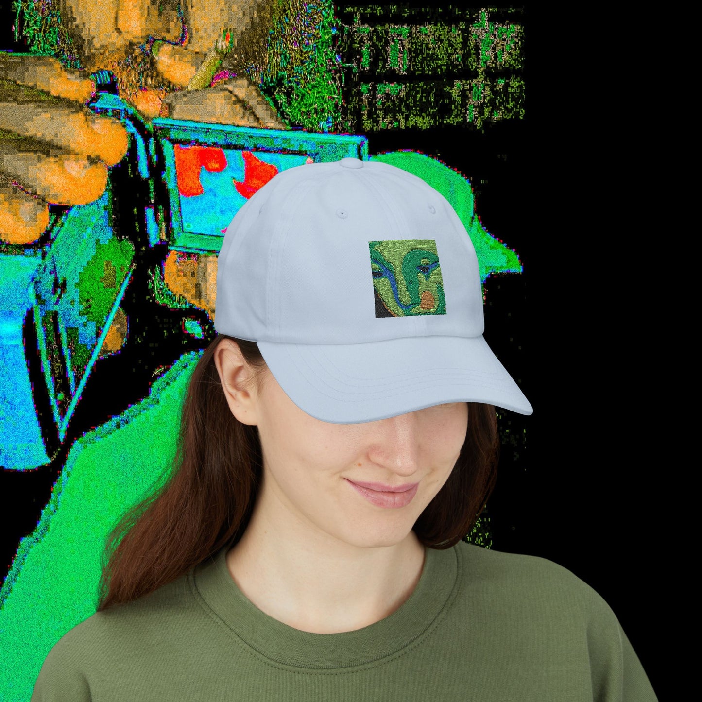 FISH IN WATER DAD HAT