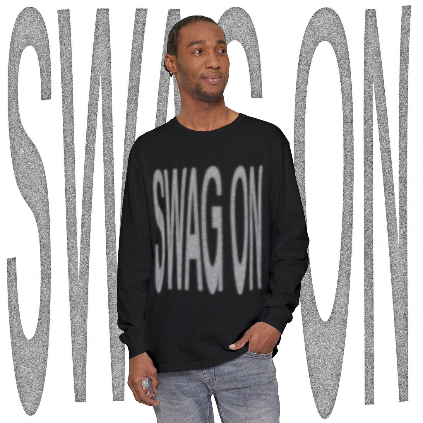 MY SWAG ON SWAG ON LONG SLEEVE TEE