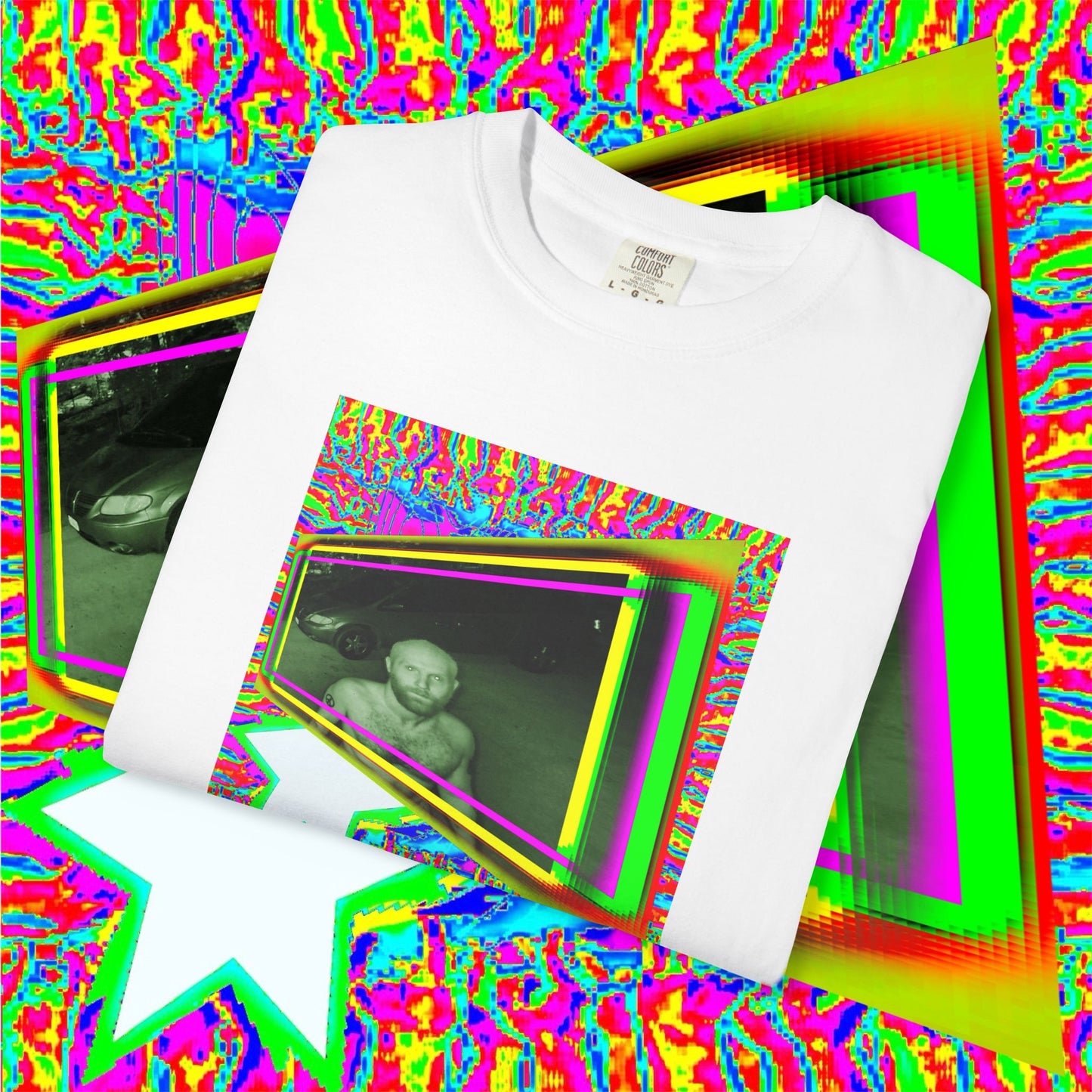 OZARK TECHNO PUNK SHOW ALBUM COVER TEE