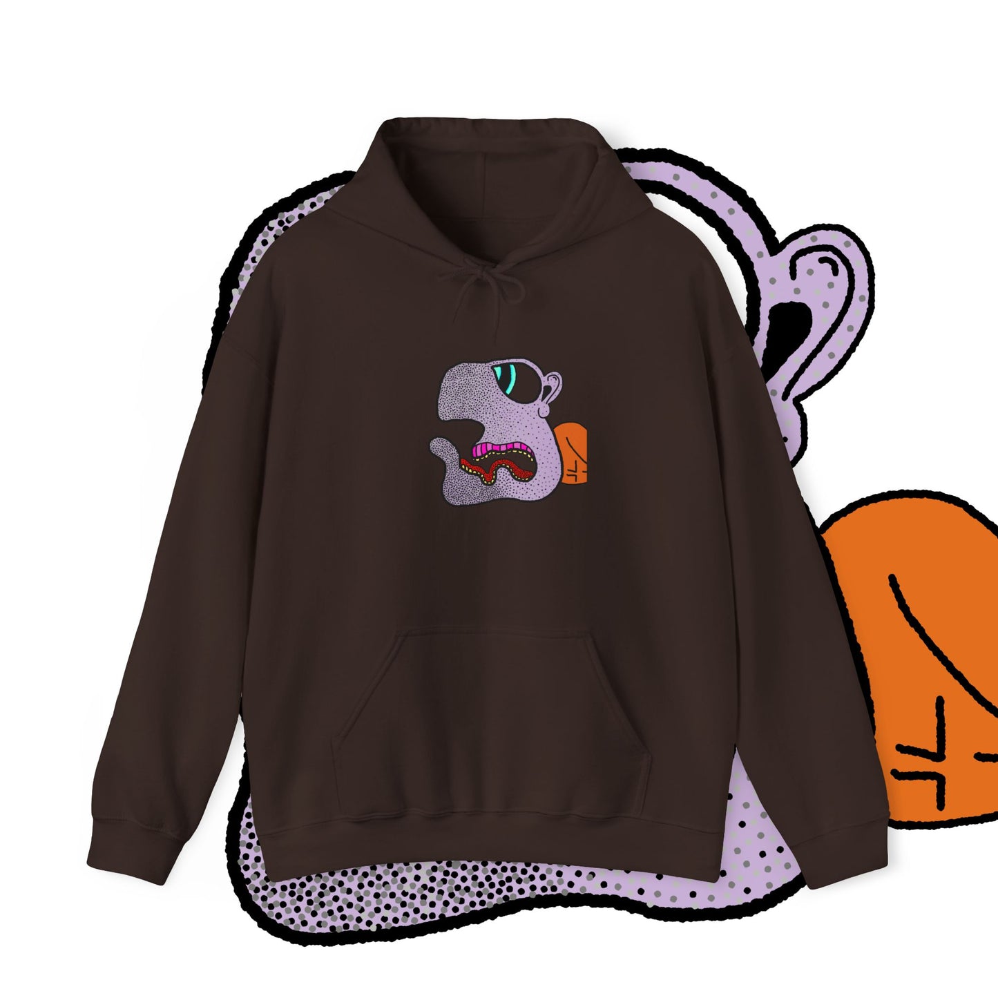 MR BLING BLAU HOODIE