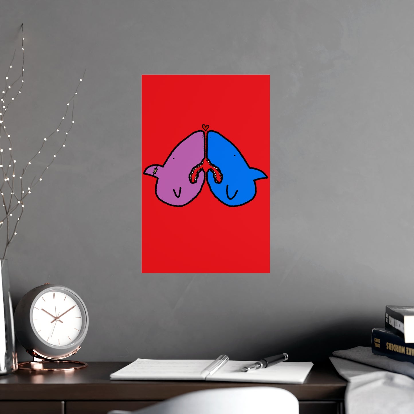 Shark Love Poster