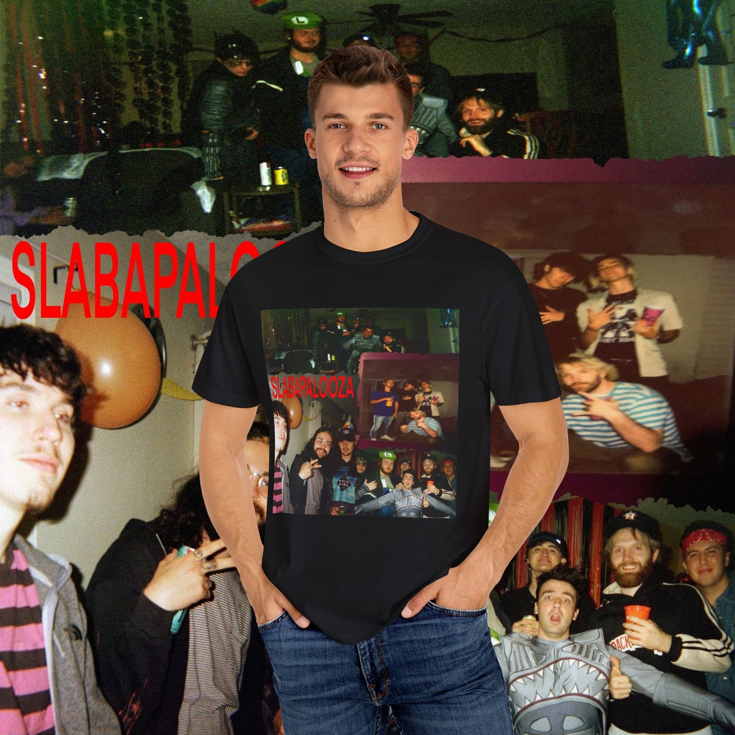 SLABAPALOOZA ALBUM COVER TEE