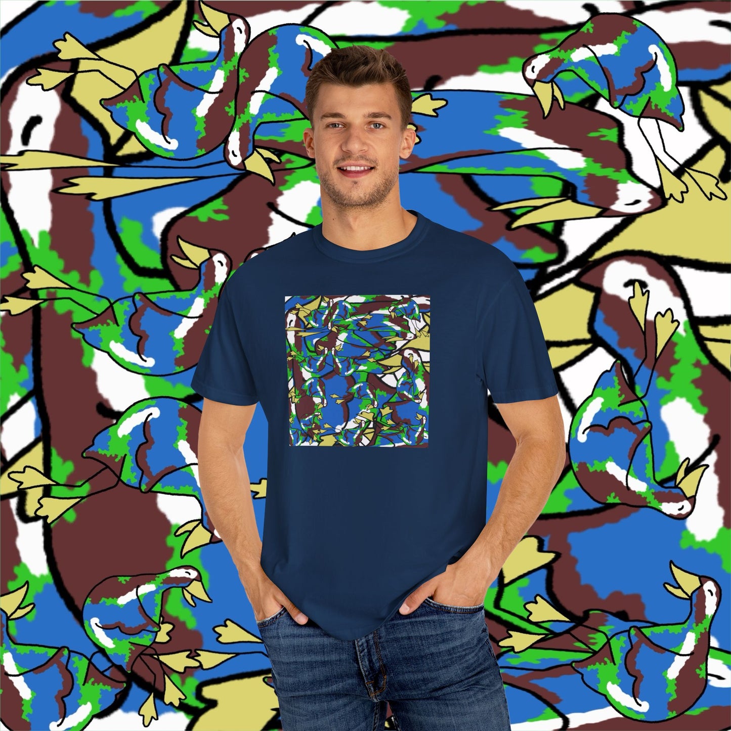 THE WORLD'S BIGGEST FLOWER BOX ALBUM ART TEE