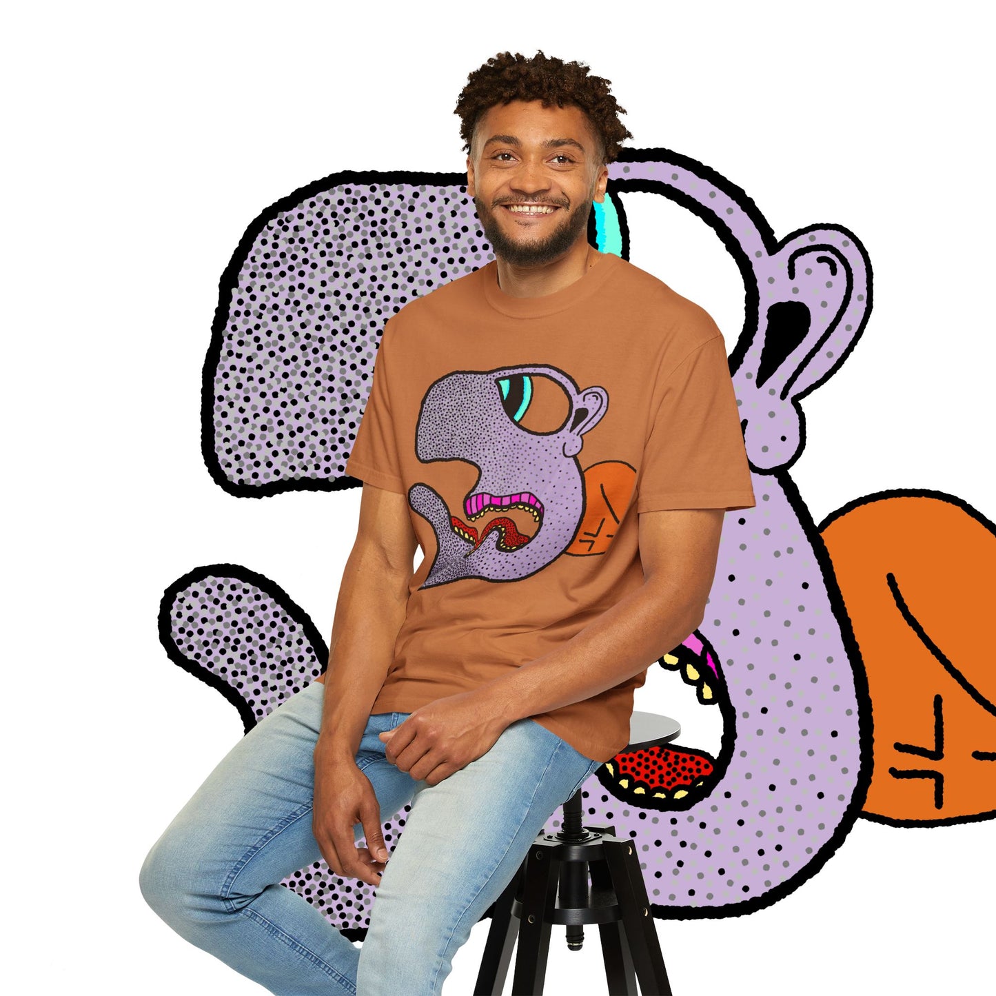 MR. BLING-BLAU TEE