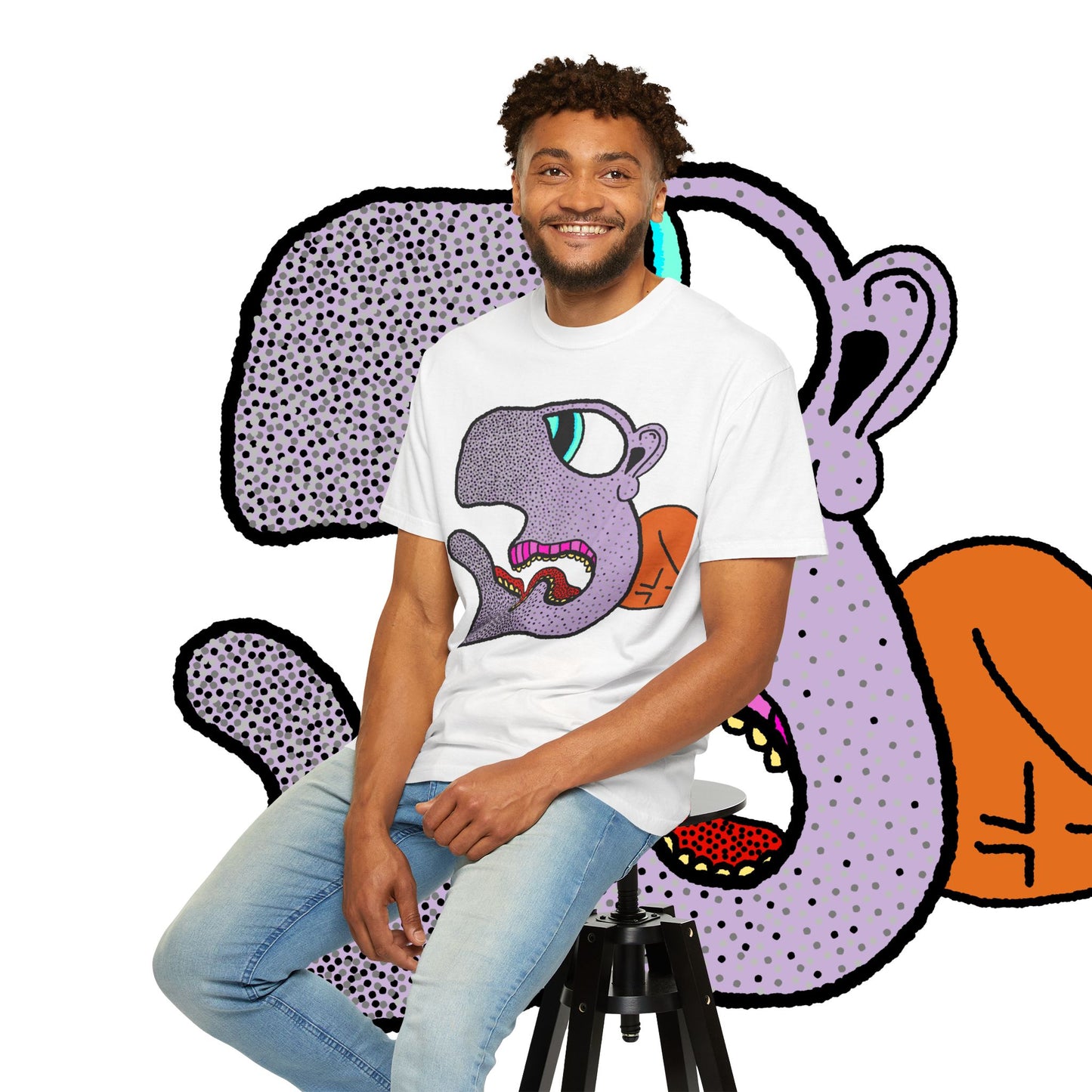 MR. BLING-BLAU TEE