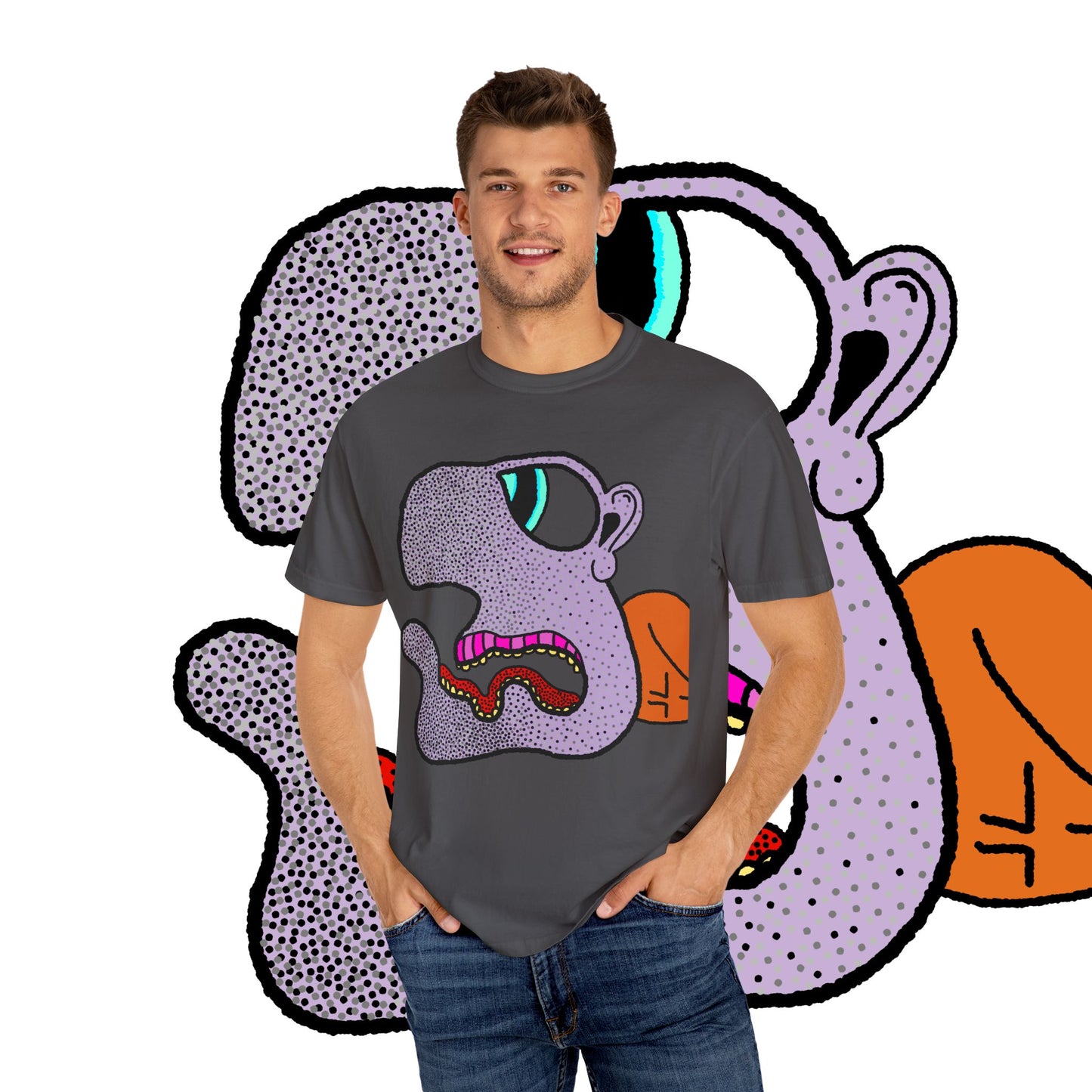 MR. BLING-BLAU TEE