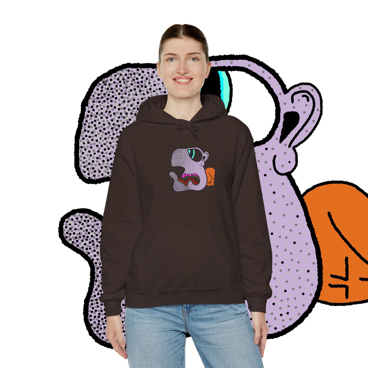 MR BLING BLAU HOODIE