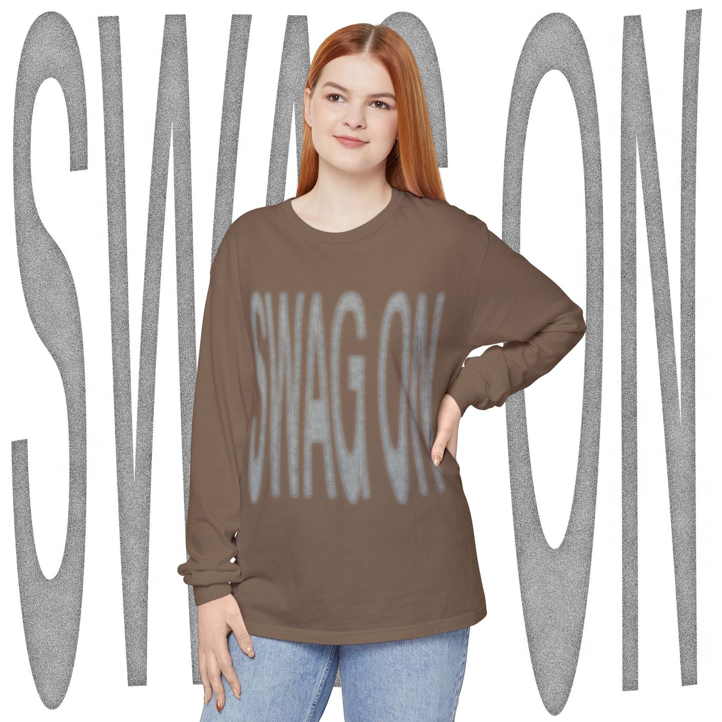 MY SWAG ON SWAG ON LONG SLEEVE TEE