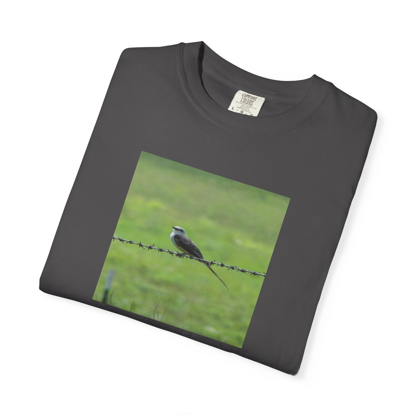 THE RESILIENCE OF A BIRD ON BARBWIRE ALBUM COVER TEE