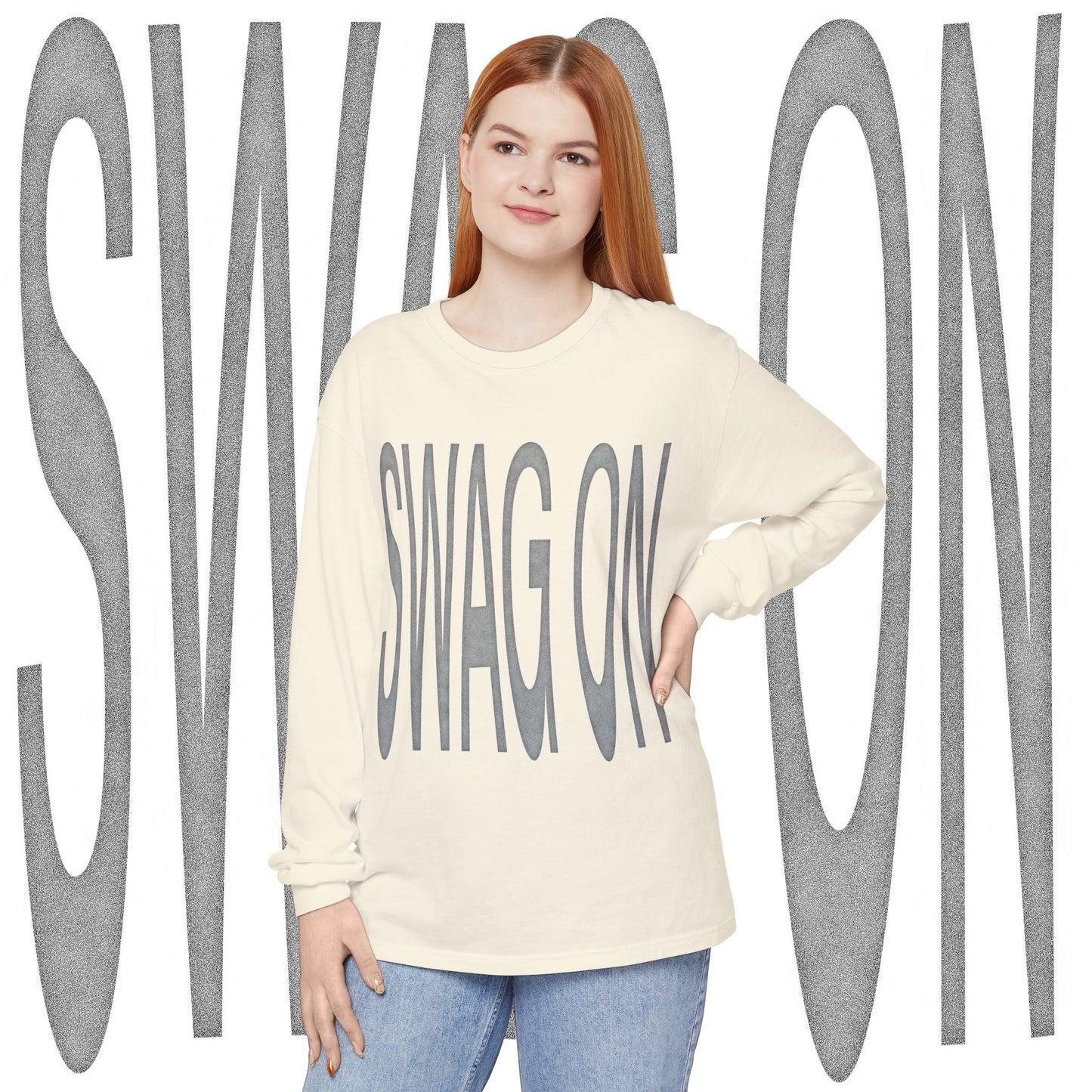 MY SWAG ON SWAG ON LONG SLEEVE TEE